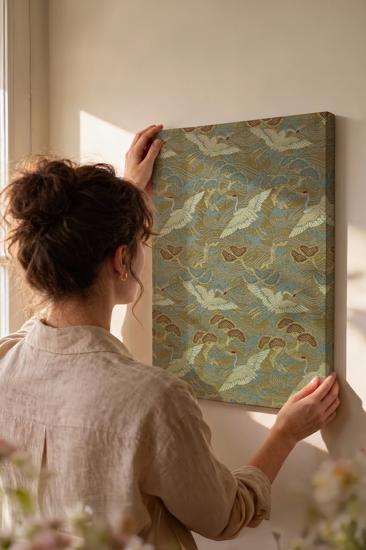 Hokusai Katsushika No:10 Modern Sanat - Sanat Dekor Serisi - Duvar Tablosu, HD Baskı Kanvas Tablo