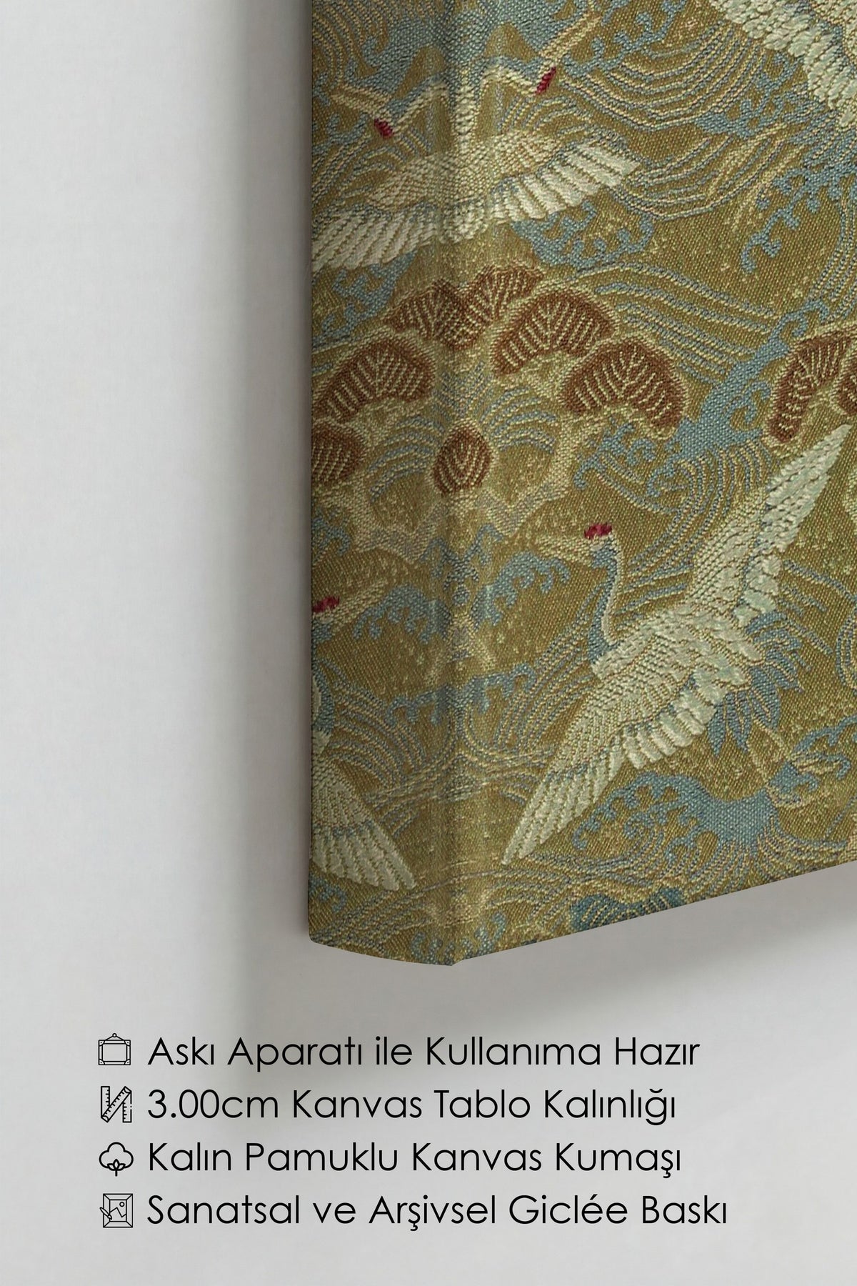 Hokusai Katsushika No:10 Modern Sanat - Sanat Dekor Serisi - Duvar Tablosu, HD Baskı Kanvas Tablo