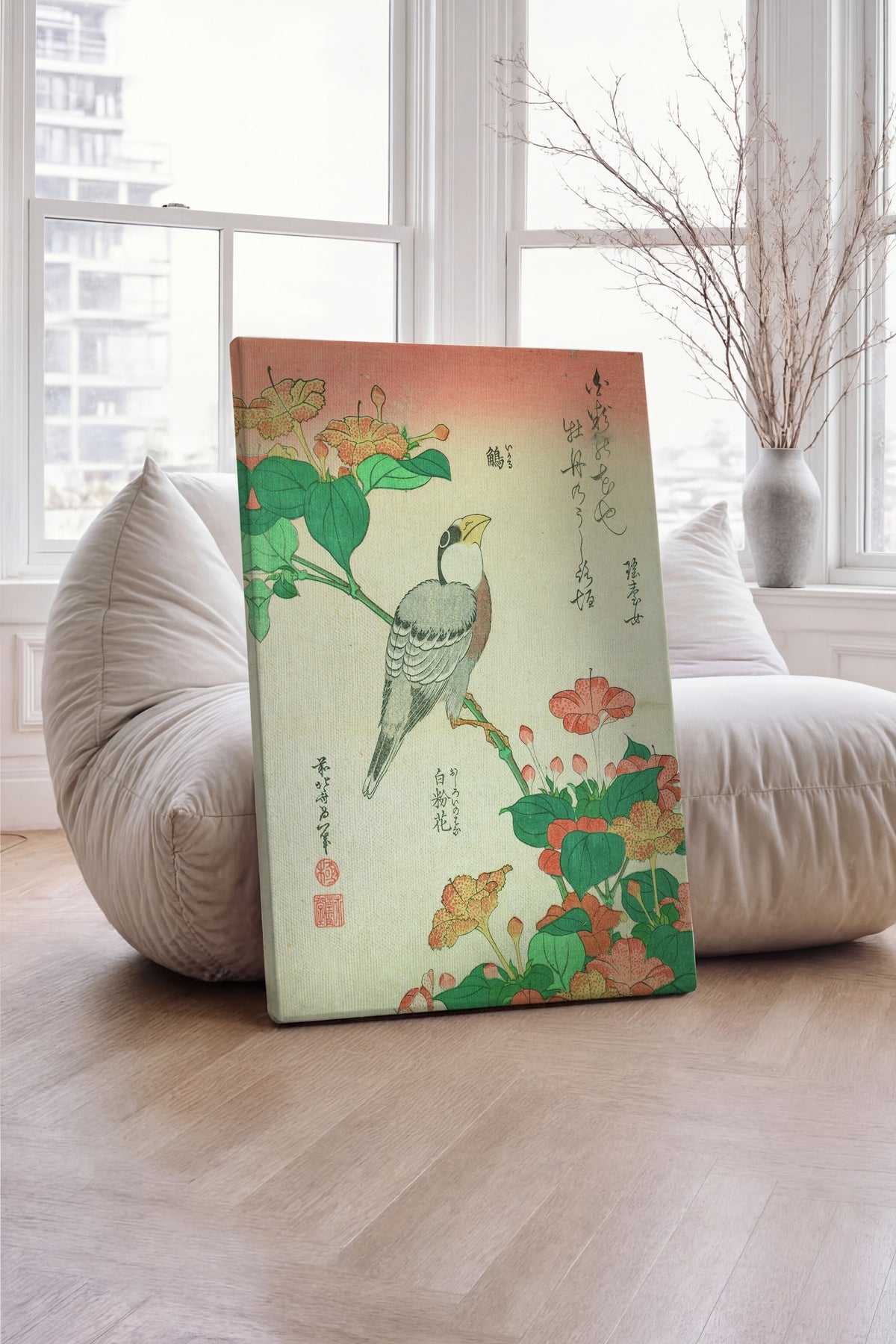 Hokusai Katsushika No:17 Modern Sanat - Sanat Dekor Serisi - Duvar Tablosu, HD Baskı Kanvas Tablo