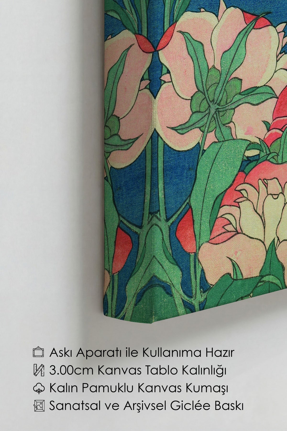 Hokusai Katsushika No:18 Modern Sanat - Sanat Dekor Serisi - Duvar Tablosu, HD Baskı Kanvas Tablo