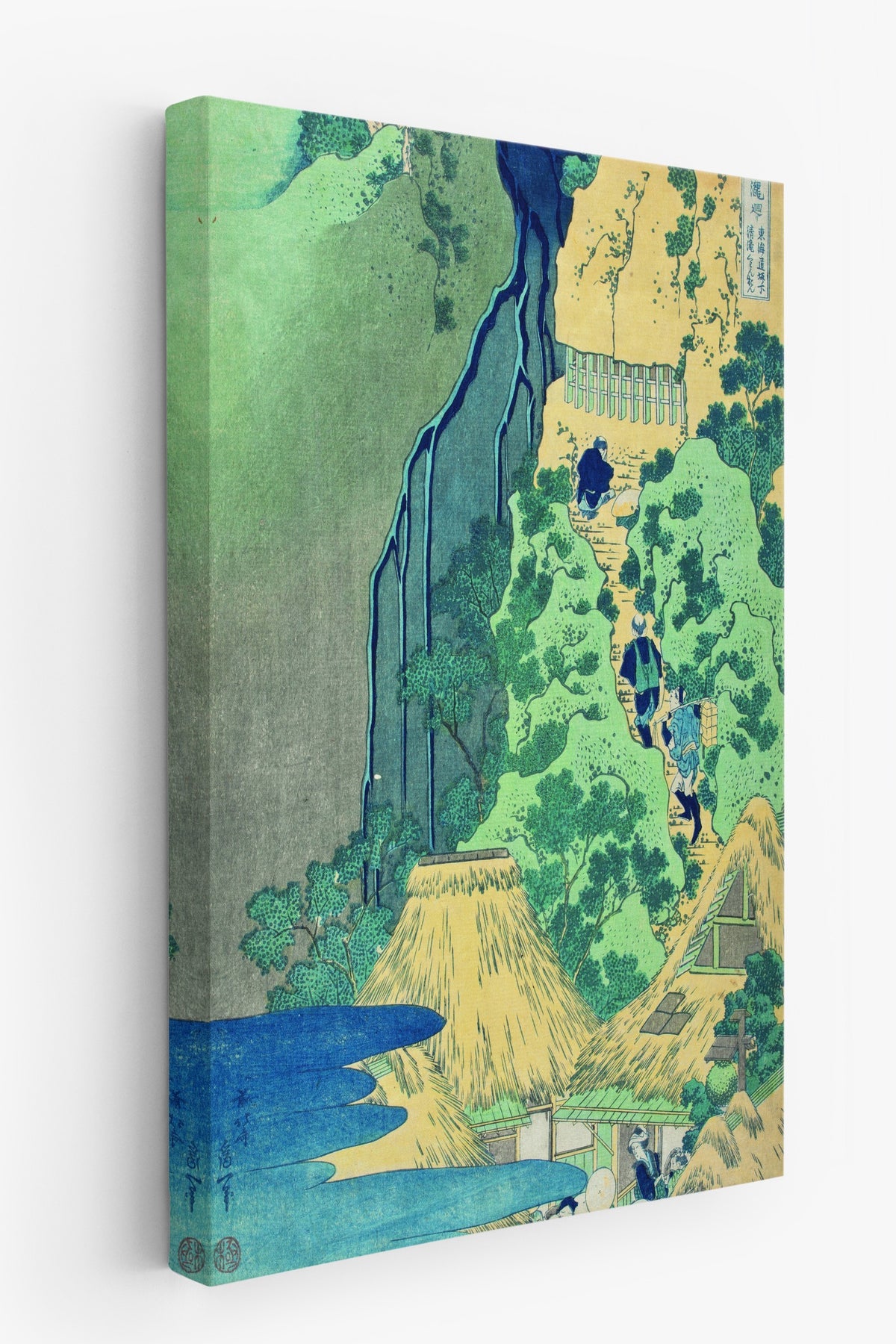 Hokusai Katsushika No:19 Modern Sanat - Sanat Dekor Serisi - Duvar Tablosu, HD Baskı Kanvas Tablo