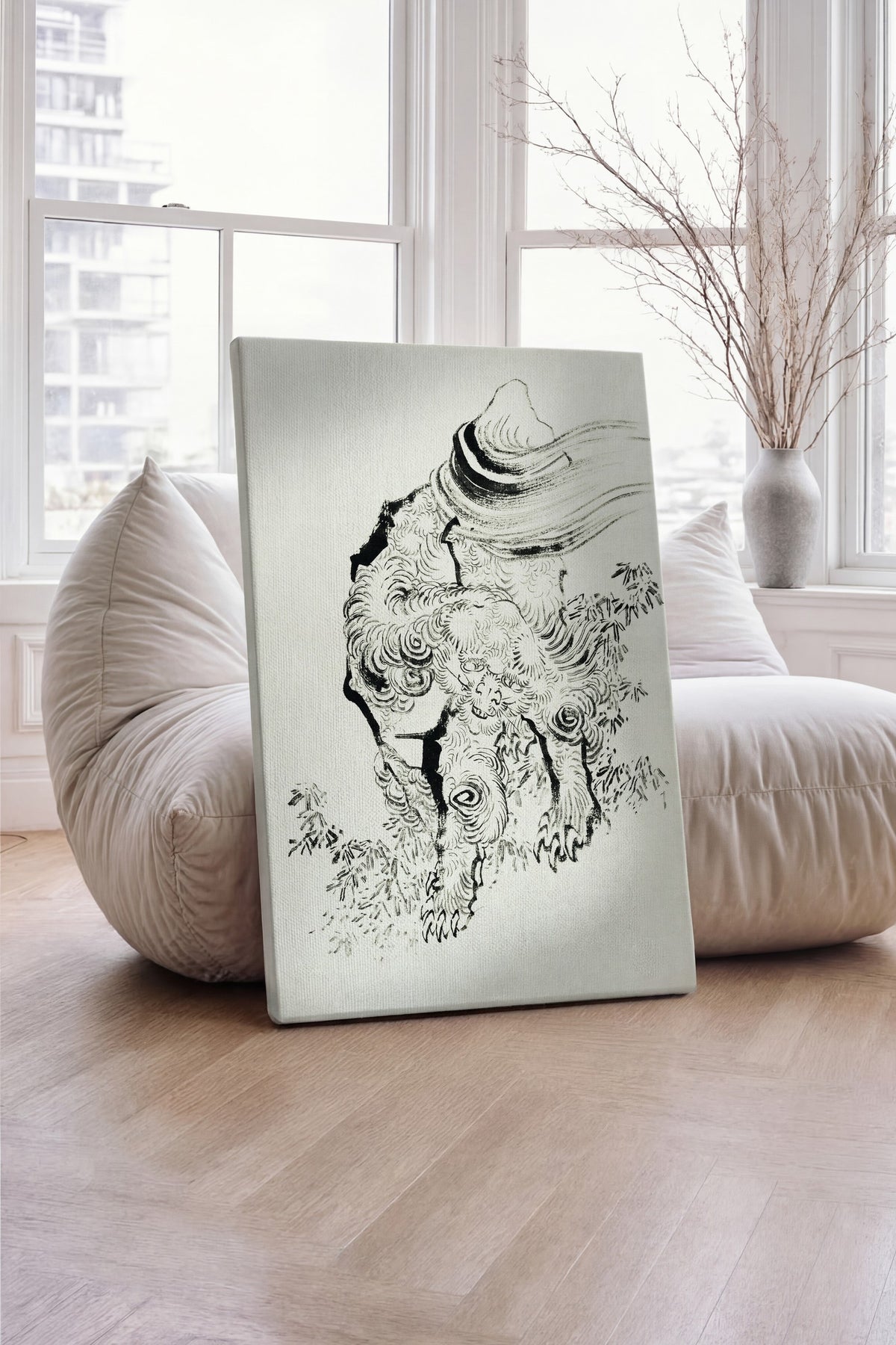Hokusai Katsushika No:24 Modern Sanat - Sanat Dekor Serisi - Duvar Tablosu, HD Baskı Kanvas Tablo