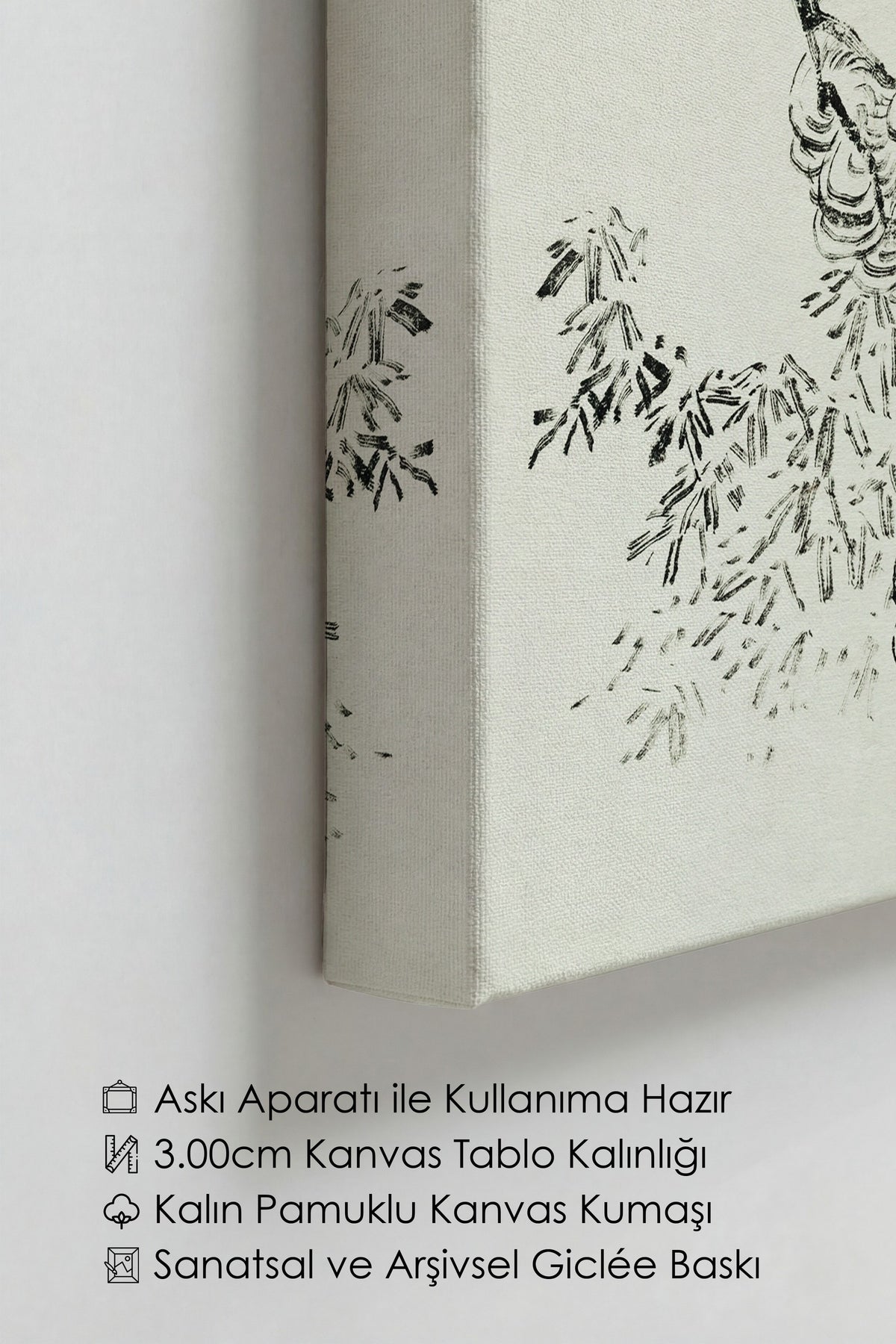 Hokusai Katsushika No:24 Modern Sanat - Sanat Dekor Serisi - Duvar Tablosu, HD Baskı Kanvas Tablo