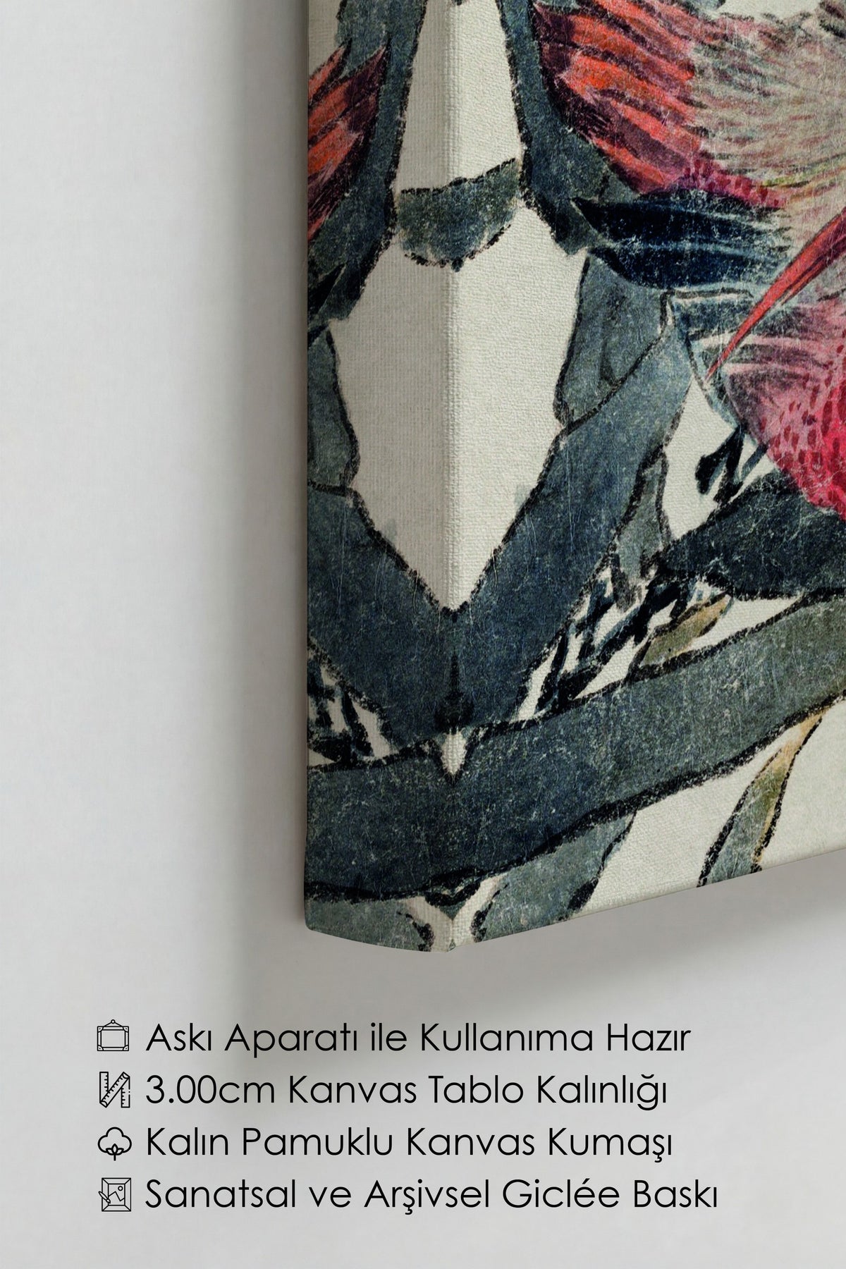 Hokusai Katsushika No:33 Modern Sanat - Sanat Dekor Serisi - Duvar Tablosu, HD Baskı Kanvas Tablo