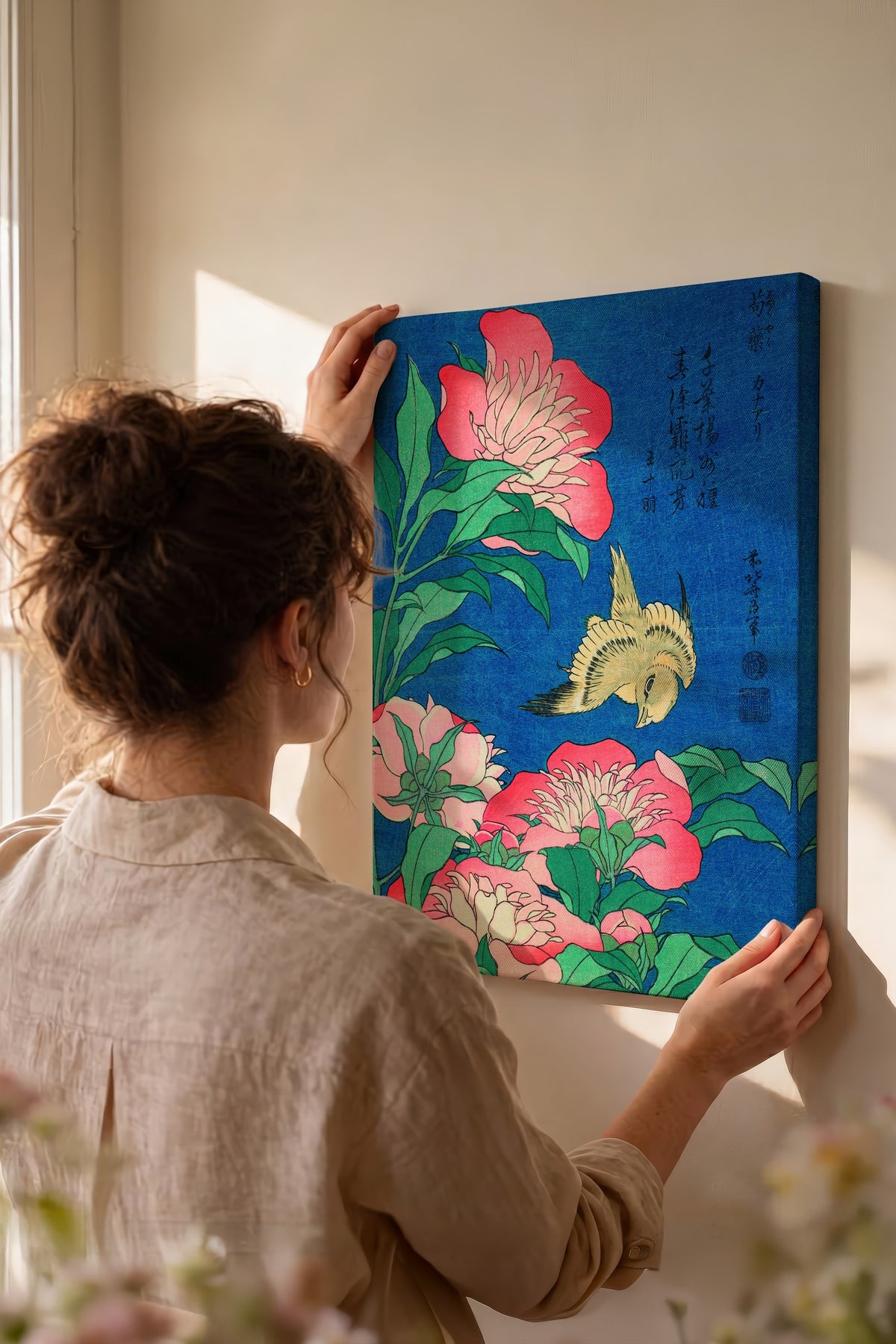 Hokusai Katsushika No:35 Modern Sanat - Sanat Dekor Serisi - Duvar Tablosu, HD Baskı Kanvas Tablo