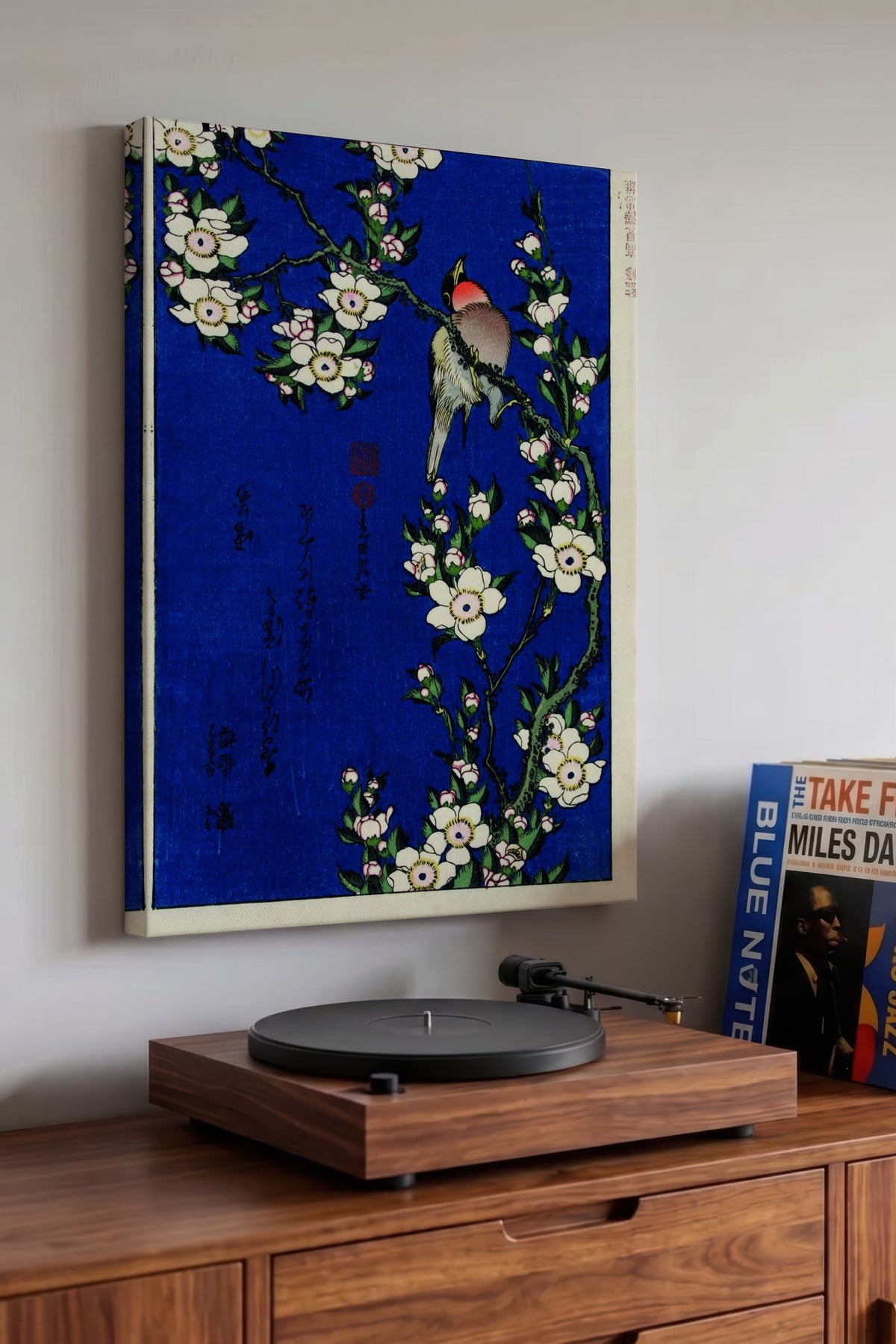 Hokusai Katsushika No:40 Modern Sanat - Sanat Dekor Serisi - Duvar Tablosu, HD Baskı Kanvas Tablo