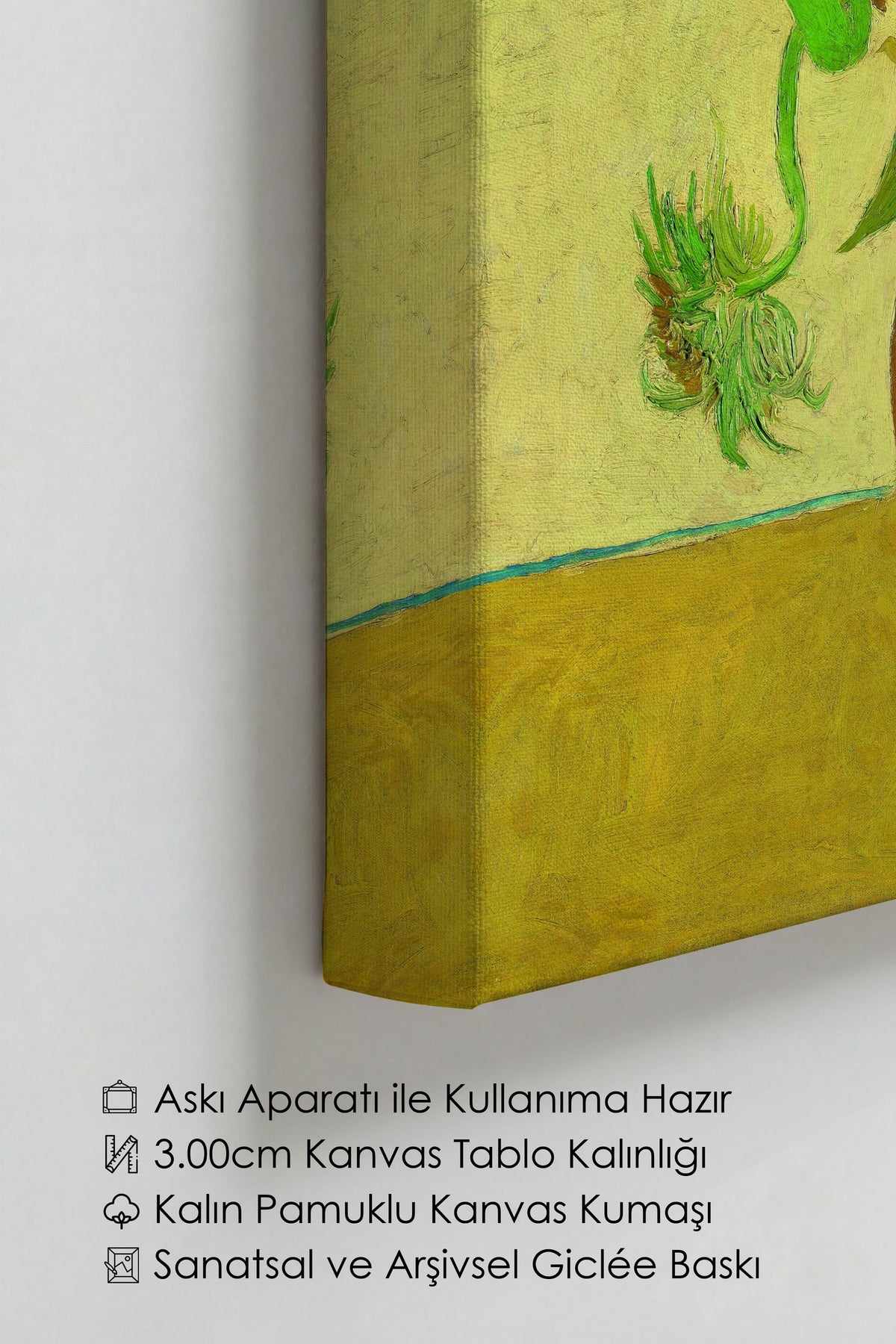 Van Gogh No:3 Modern Sanat - Sanat Dekor Serisi - Duvar Tablosu, HD Baskı Kanvas Tablo