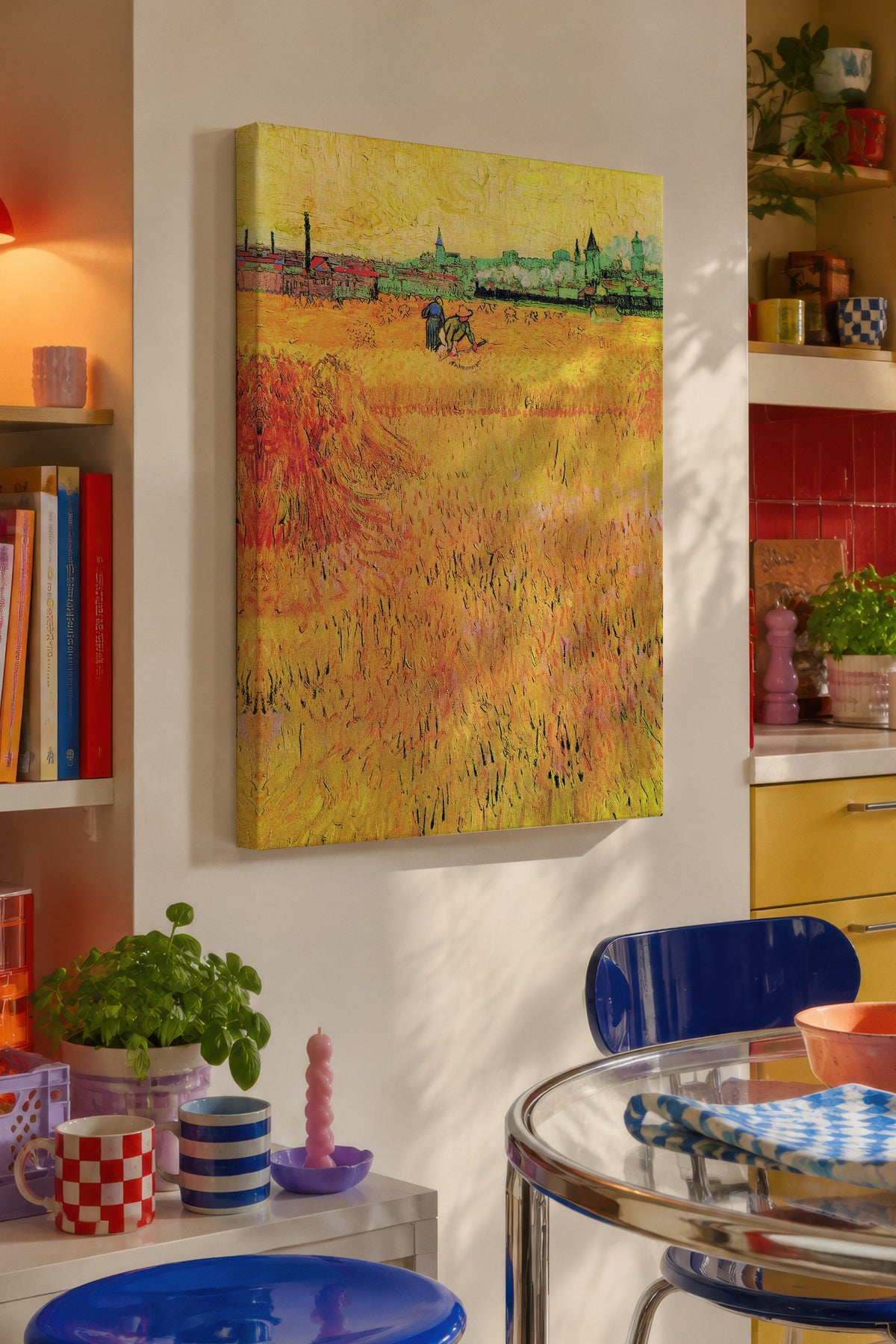 Van Gogh No:5 Modern Sanat - Sanat Dekor Serisi - Duvar Tablosu, HD Baskı Kanvas Tablo
