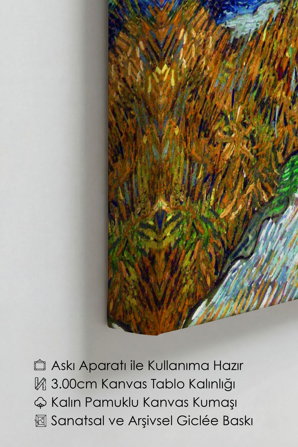 Van Gogh No:6 Modern Sanat - Sanat Dekor Serisi - Duvar Tablosu, HD Baskı Kanvas Tablo