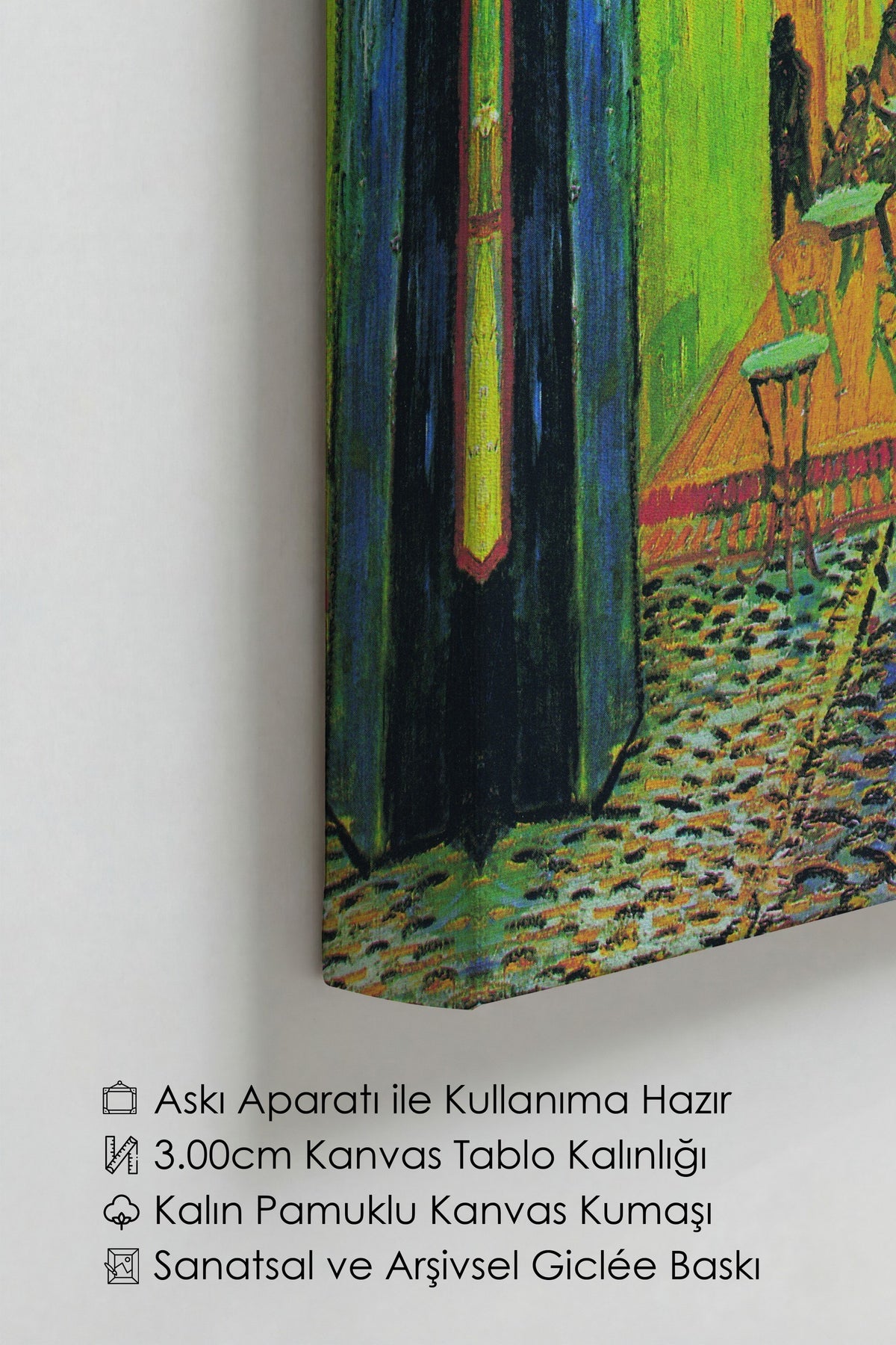 Van Gogh No:19 Modern Sanat - Sanat Dekor Serisi - Duvar Tablosu, HD Baskı Kanvas Tablo
