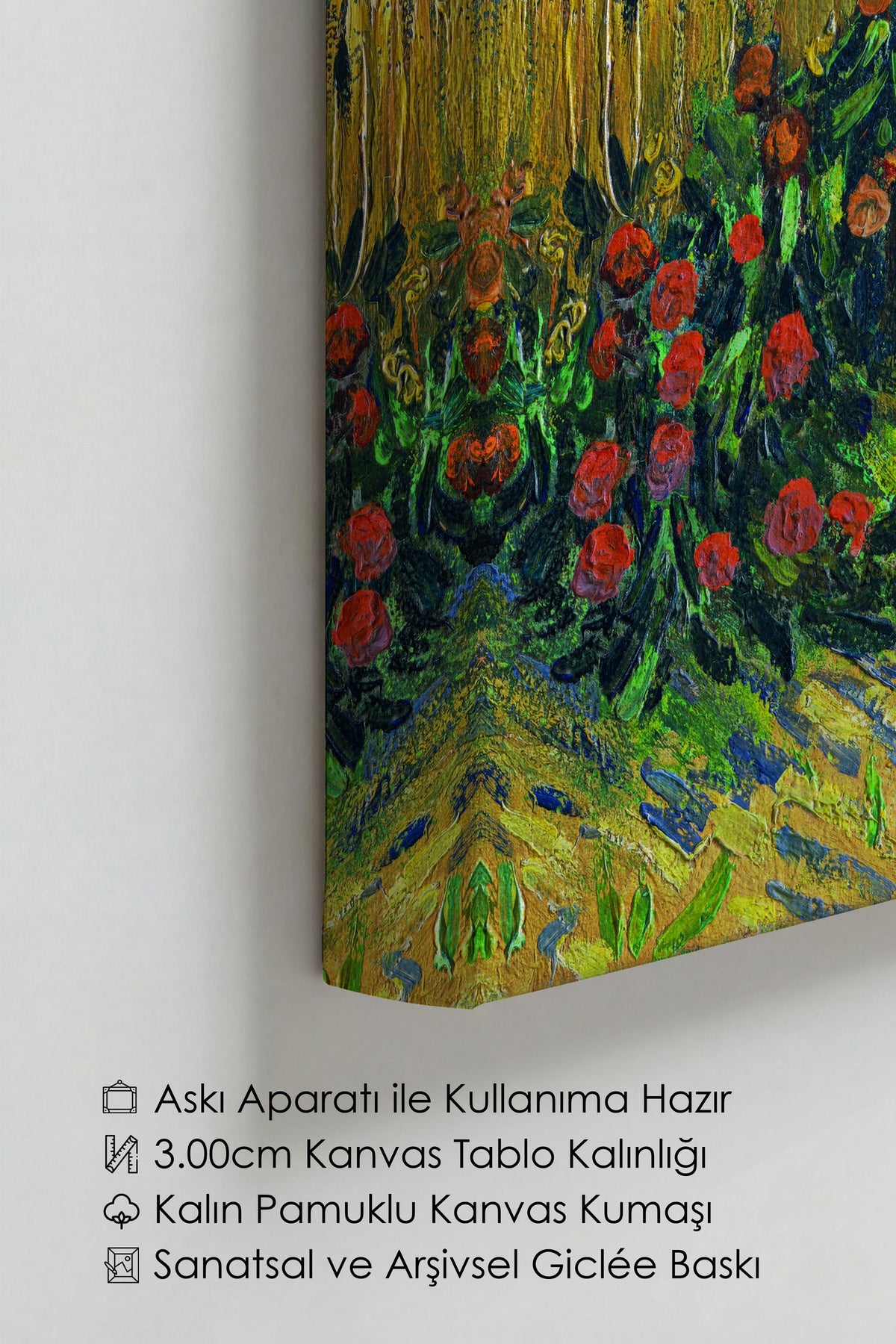 Van Gogh No:20 Modern Sanat - Sanat Dekor Serisi - Duvar Tablosu, HD Baskı Kanvas Tablo