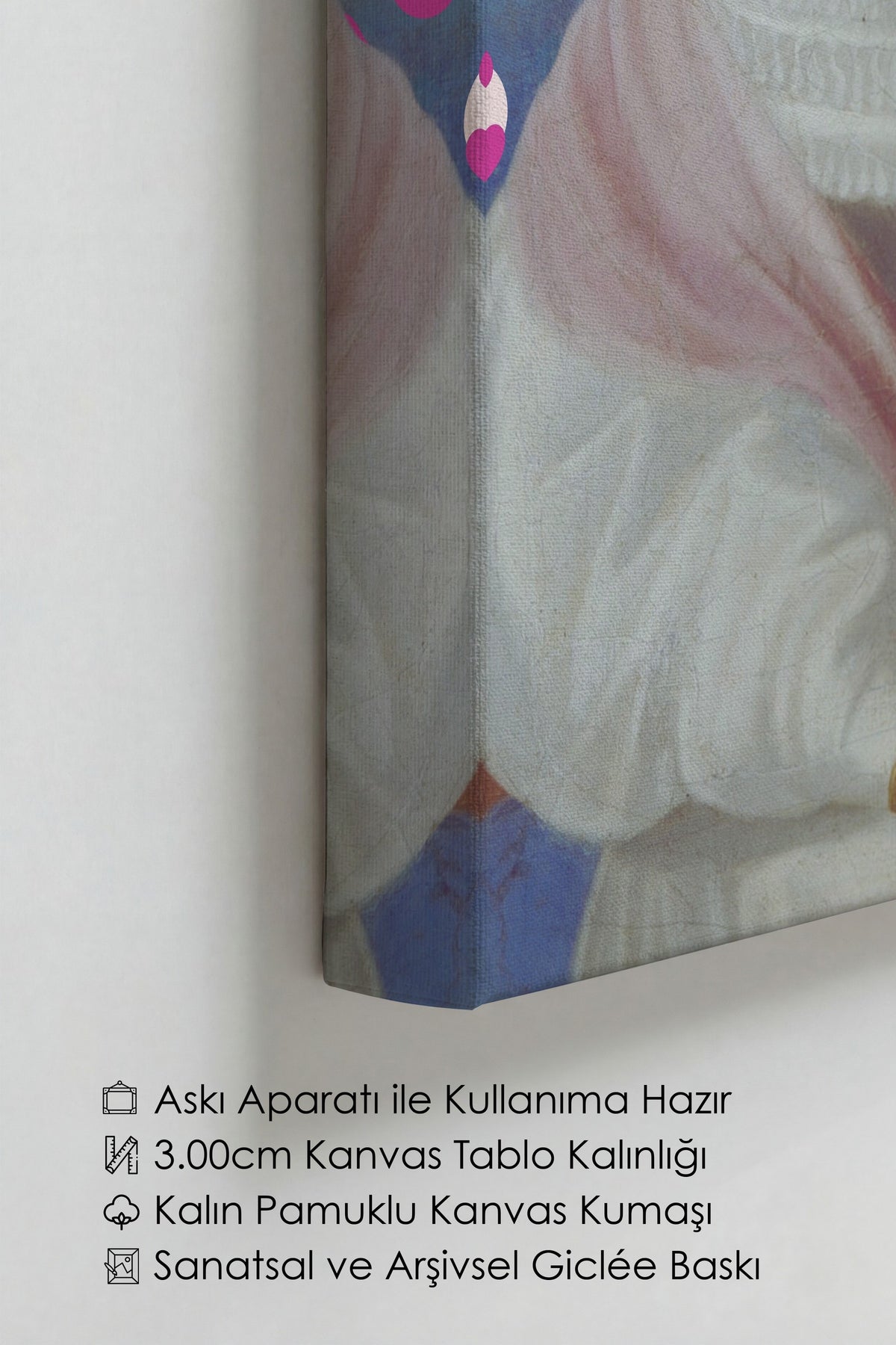 Kadın Portresi Alternatif Sanat Kanvas Tablo