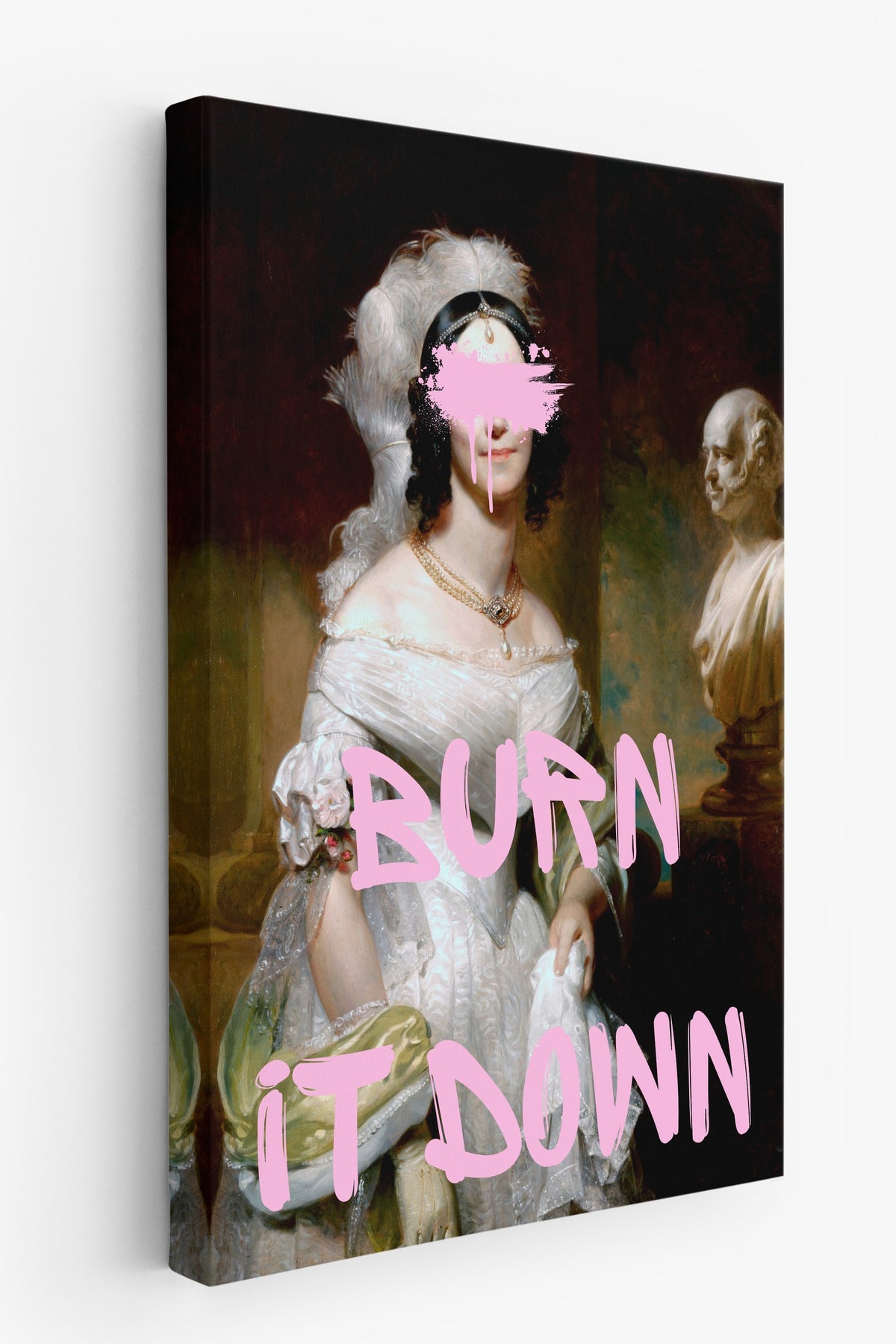 BURN IT DOWN Alternatif Sanat Kanvas Tablo