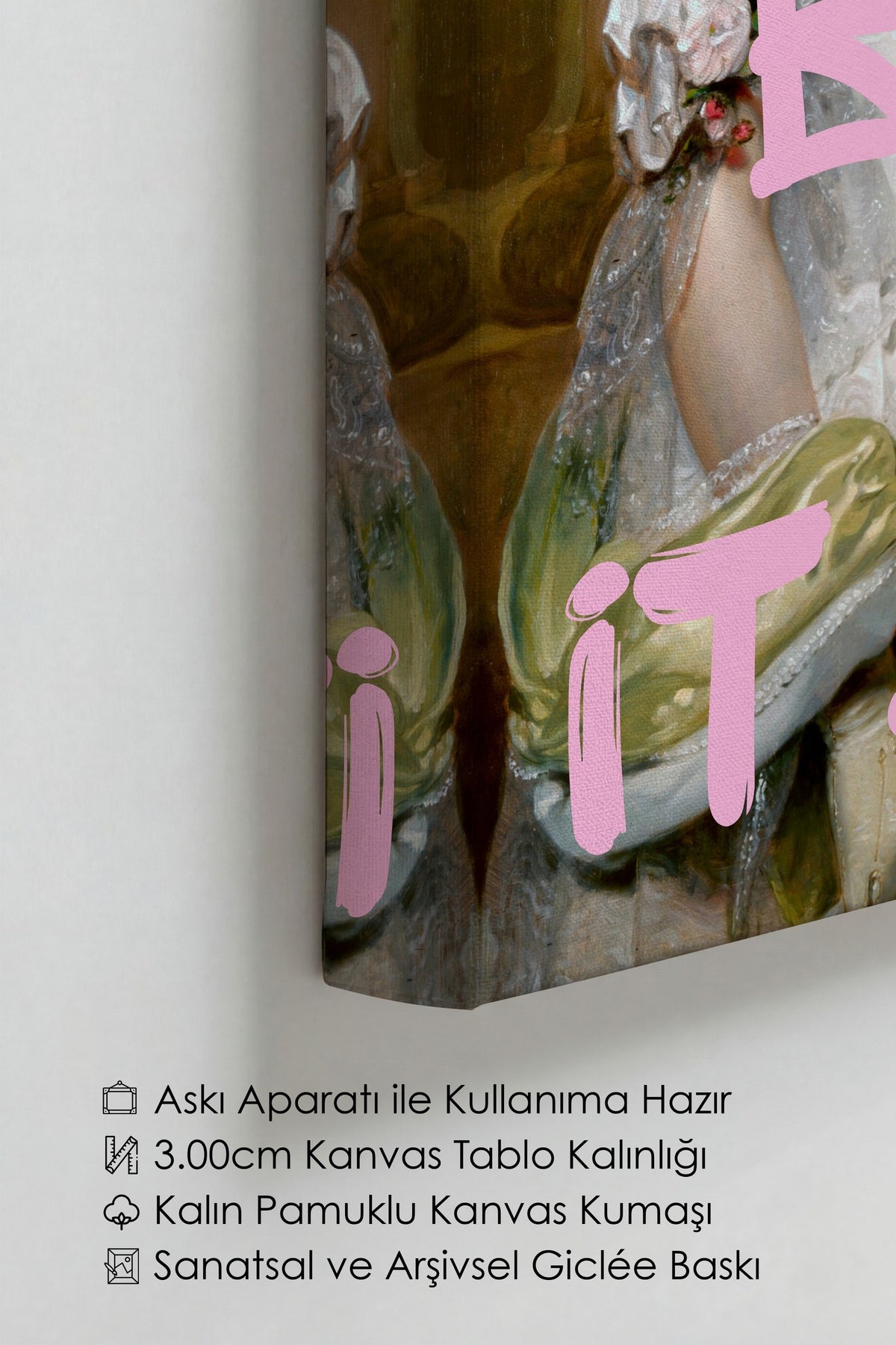 BURN IT DOWN Alternatif Sanat Kanvas Tablo