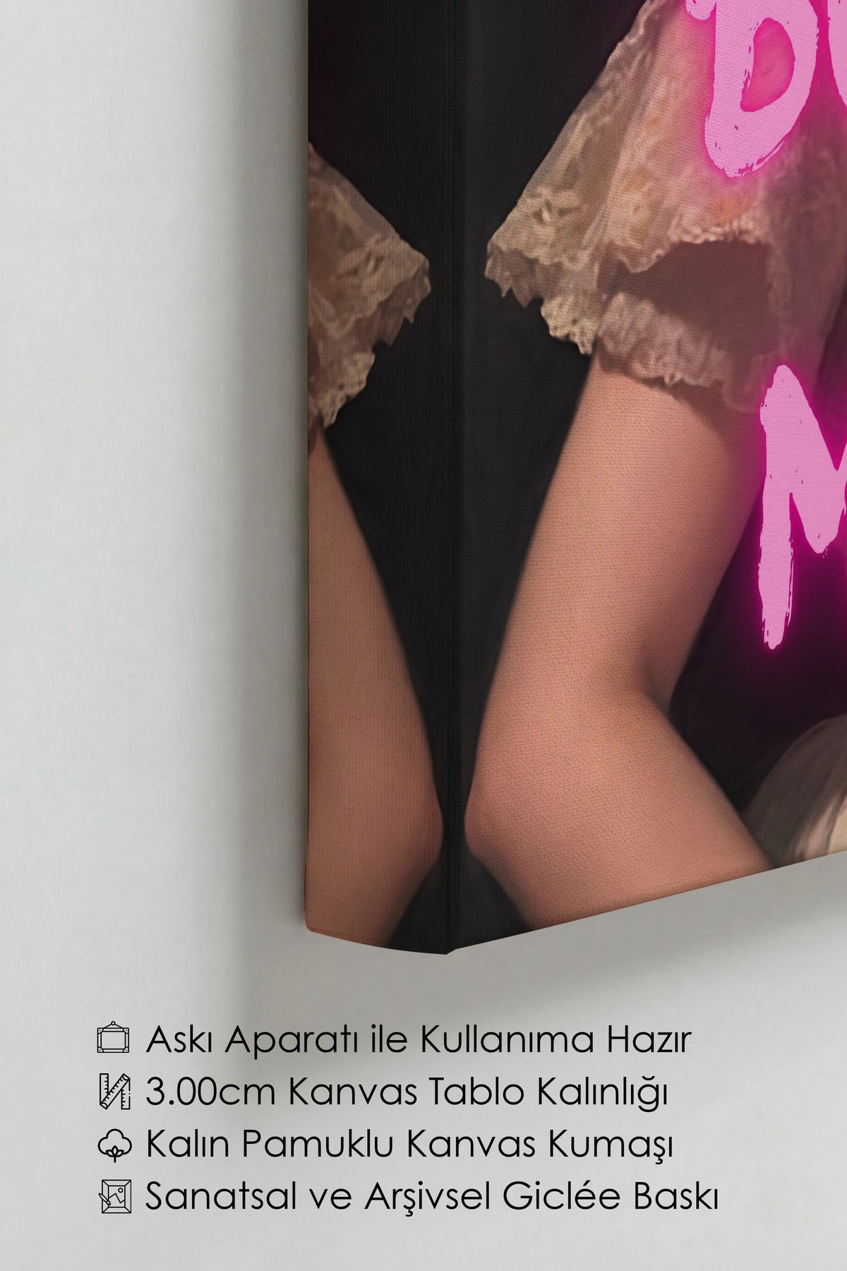 YOU ARE CUTE BUT I'M MORE Alternatif Sanat Kanvas Tablo