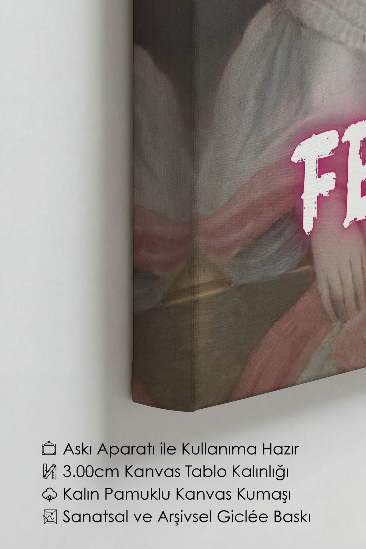 Değiştirilmiş Sanat Alternatif Sanat Kanvas Tablo — NO:105170