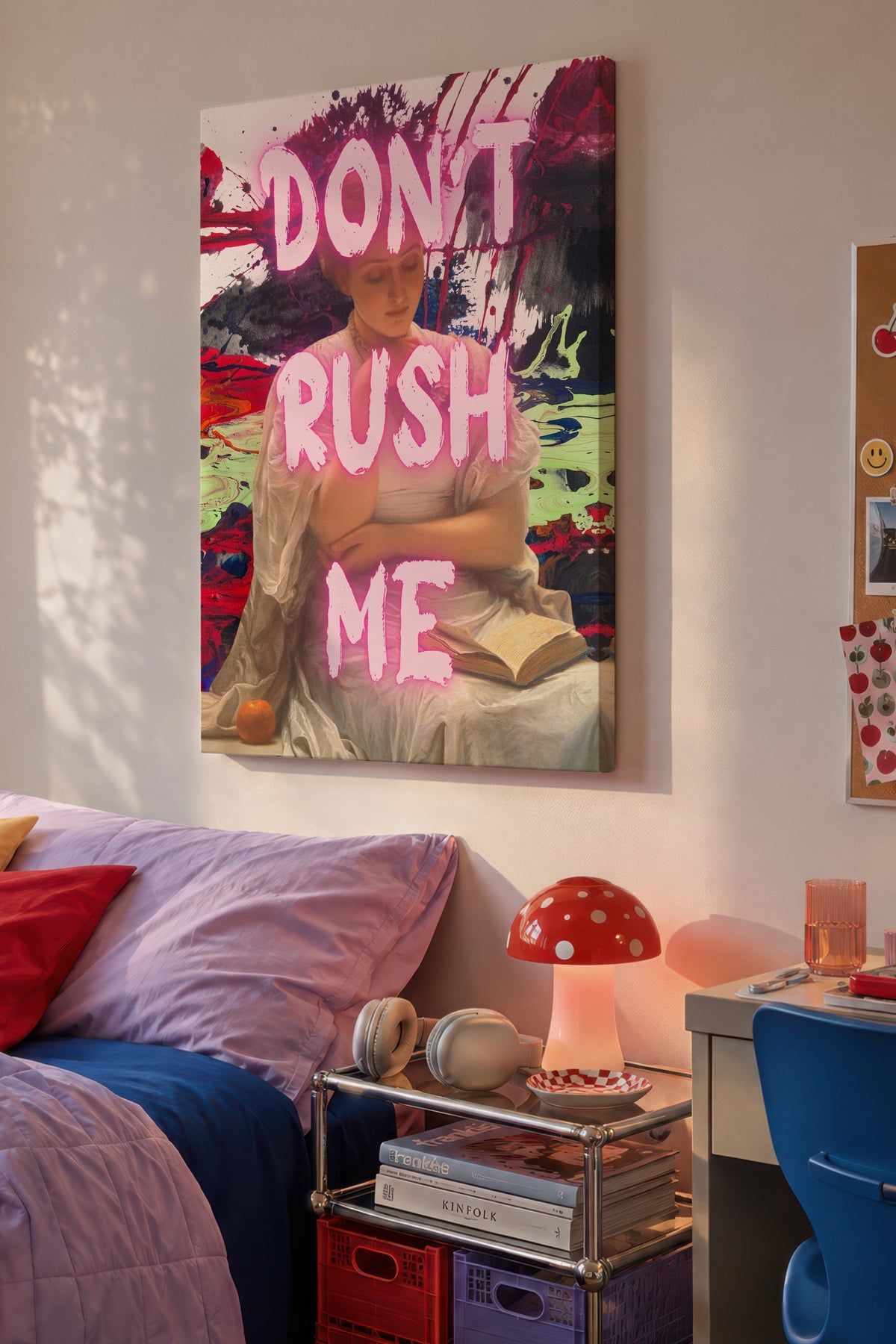 DON'T RUSH ME Alternatif Sanat Kanvas Tablo — NO:105176