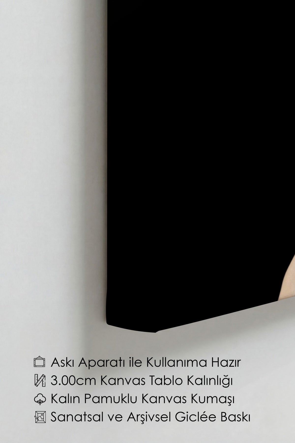 DON'T RUSH ME Alternatif Sanat Kanvas Tablo — NO:105180