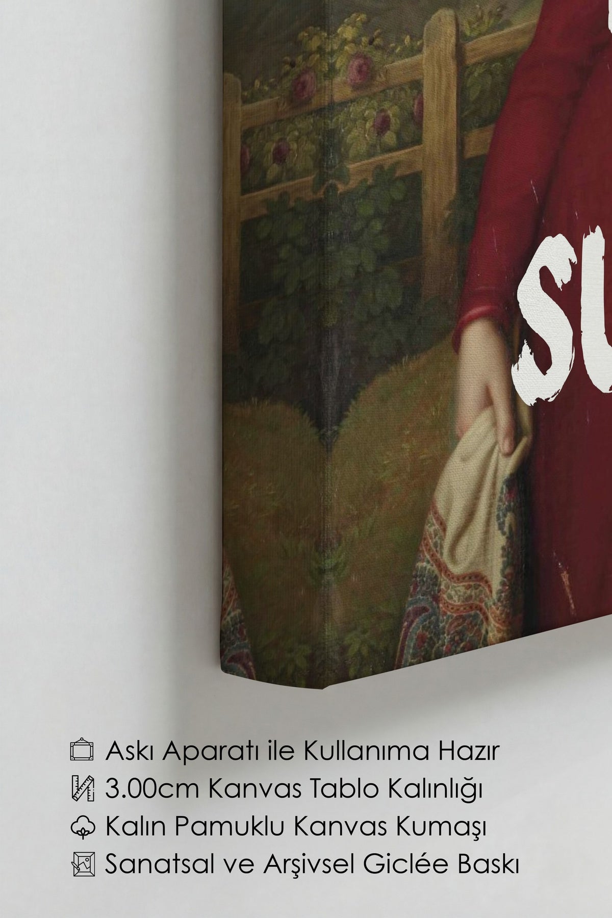 Farklı Tonlarda I WAS NOT MADE TO BE SUBTLE Alternatif Sanat Kanvas Tablo