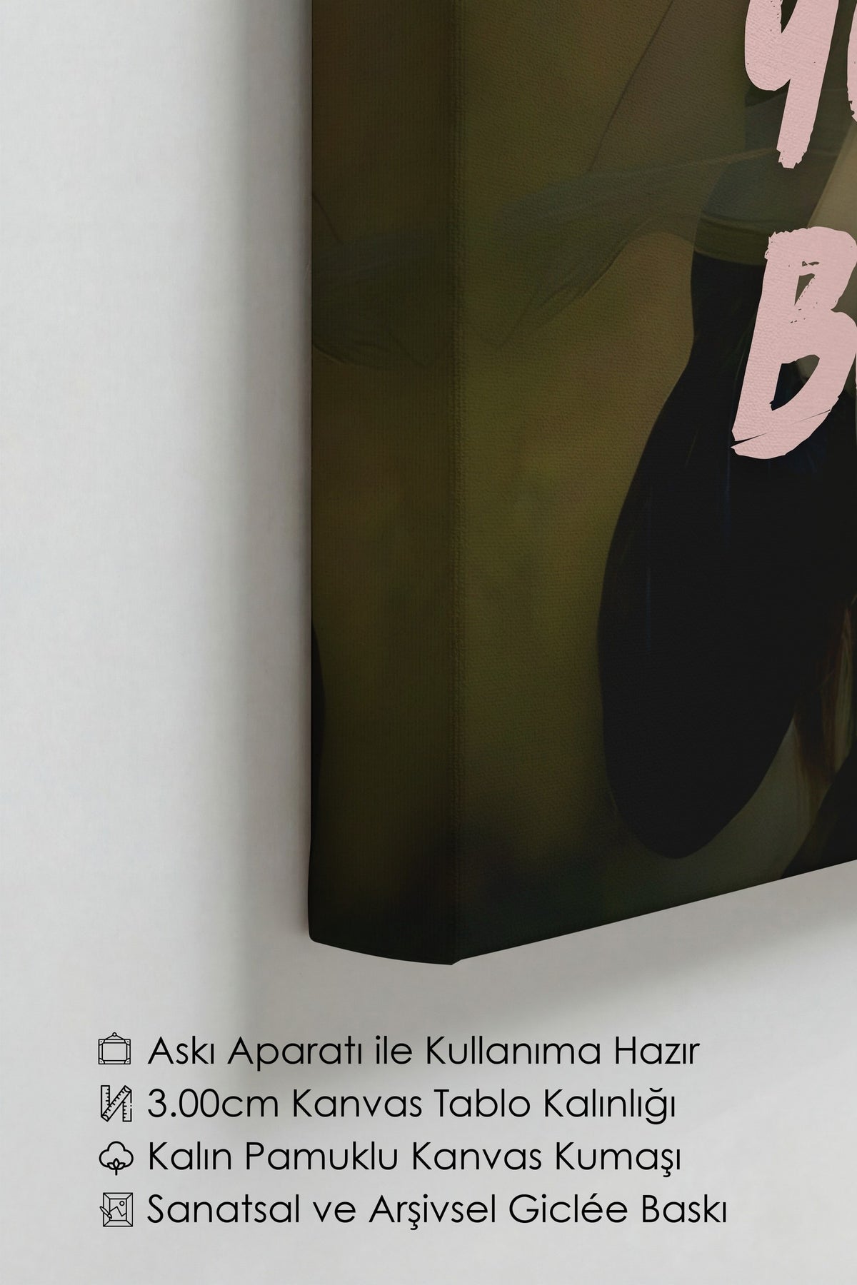 YOU'RE BORING ME Alternatif Sanat Kanvas Tablo