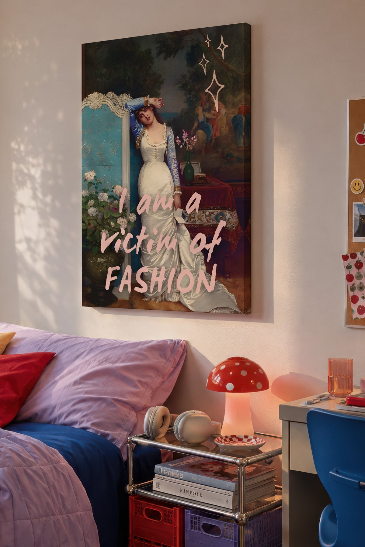 I am a victim of FASHION Alternatif Sanat Kanvas Tablo