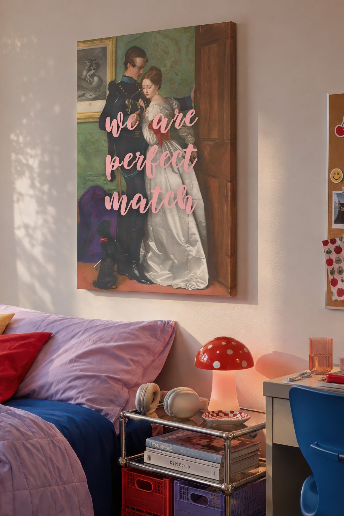 we are perfect match Alternatif Sanat Kanvas Tablo