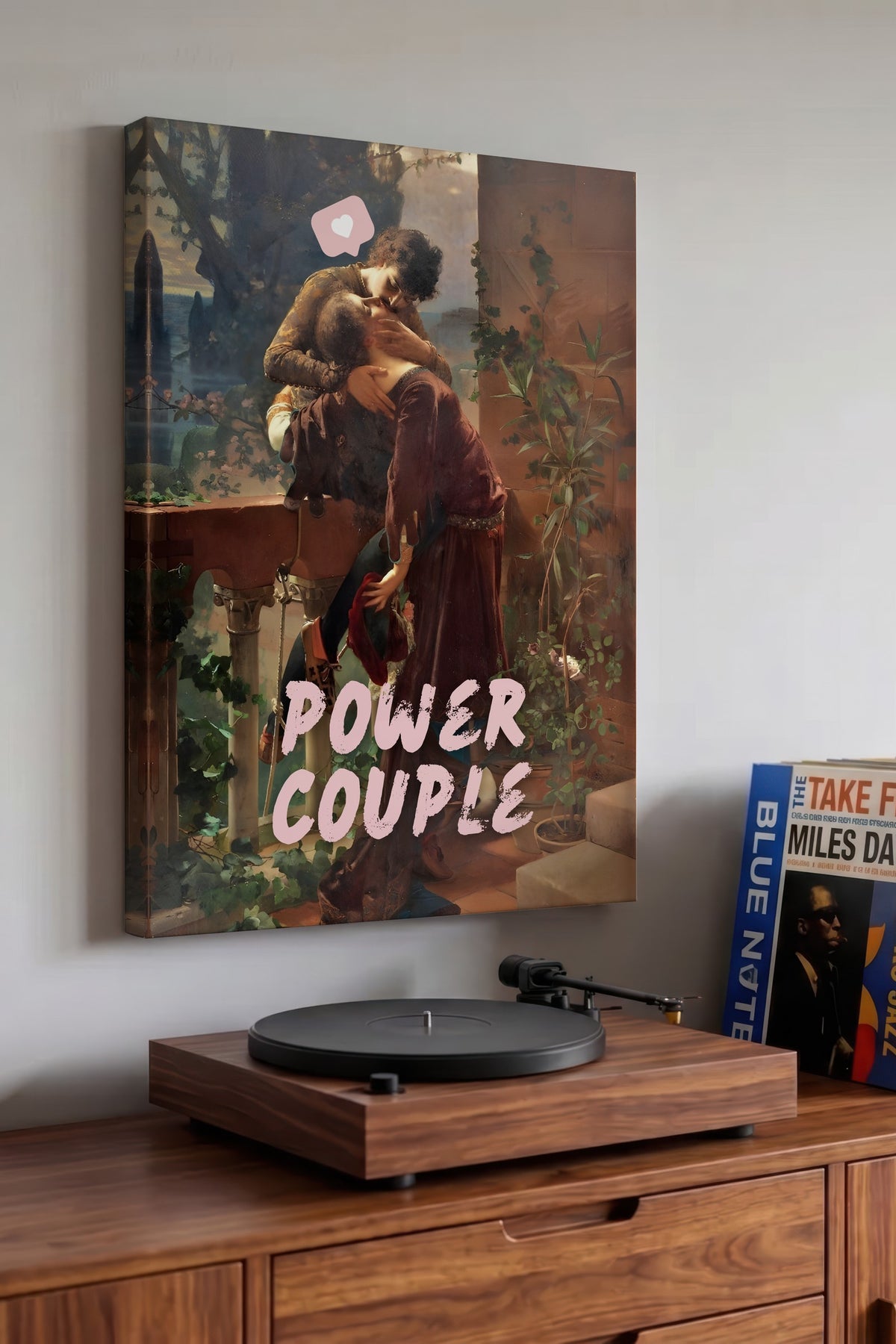POWER COUPLE Alternatif Sanat Kanvas Tablo