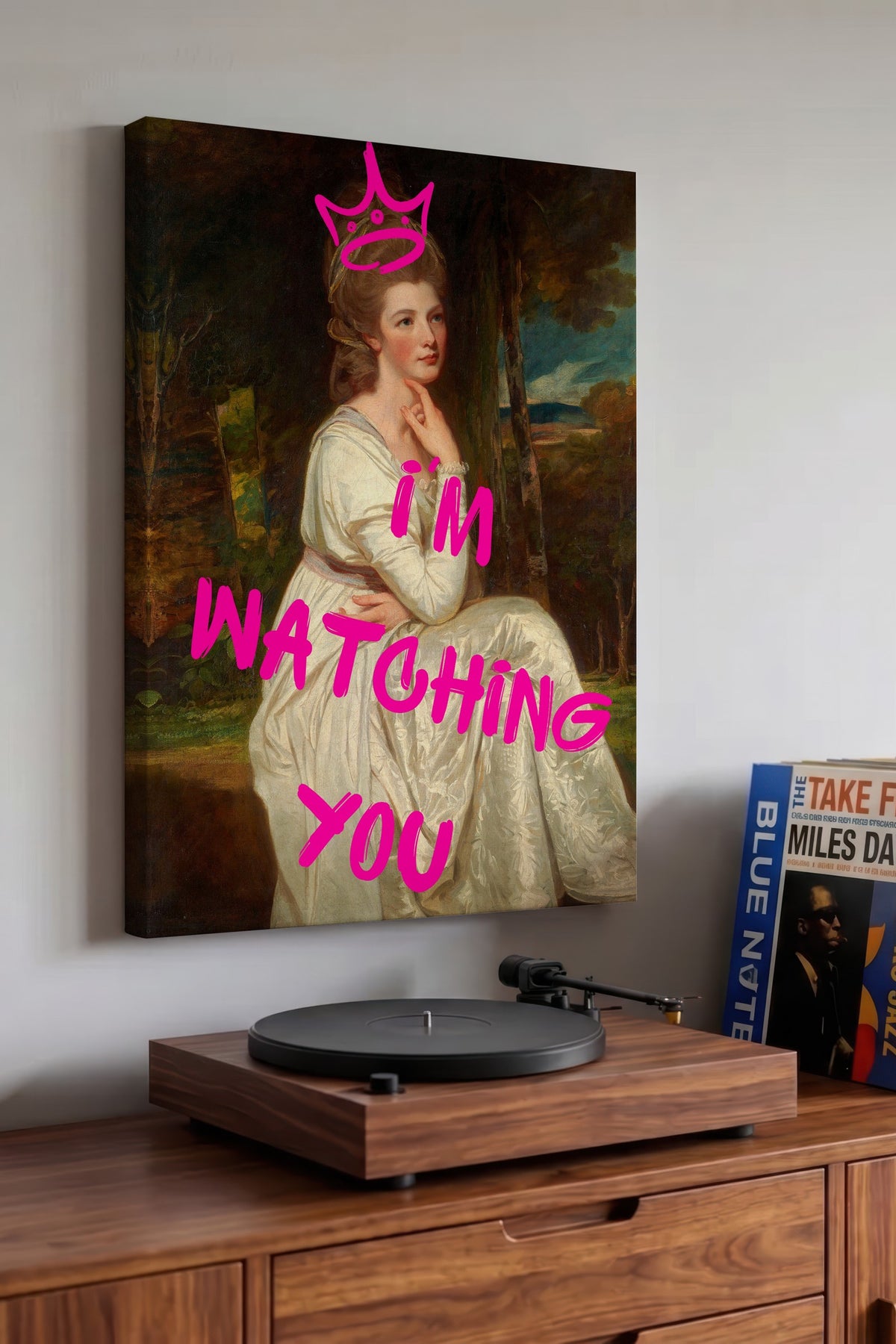 I'M WATCHING YOU Alternatif Sanat Kanvas Tablo