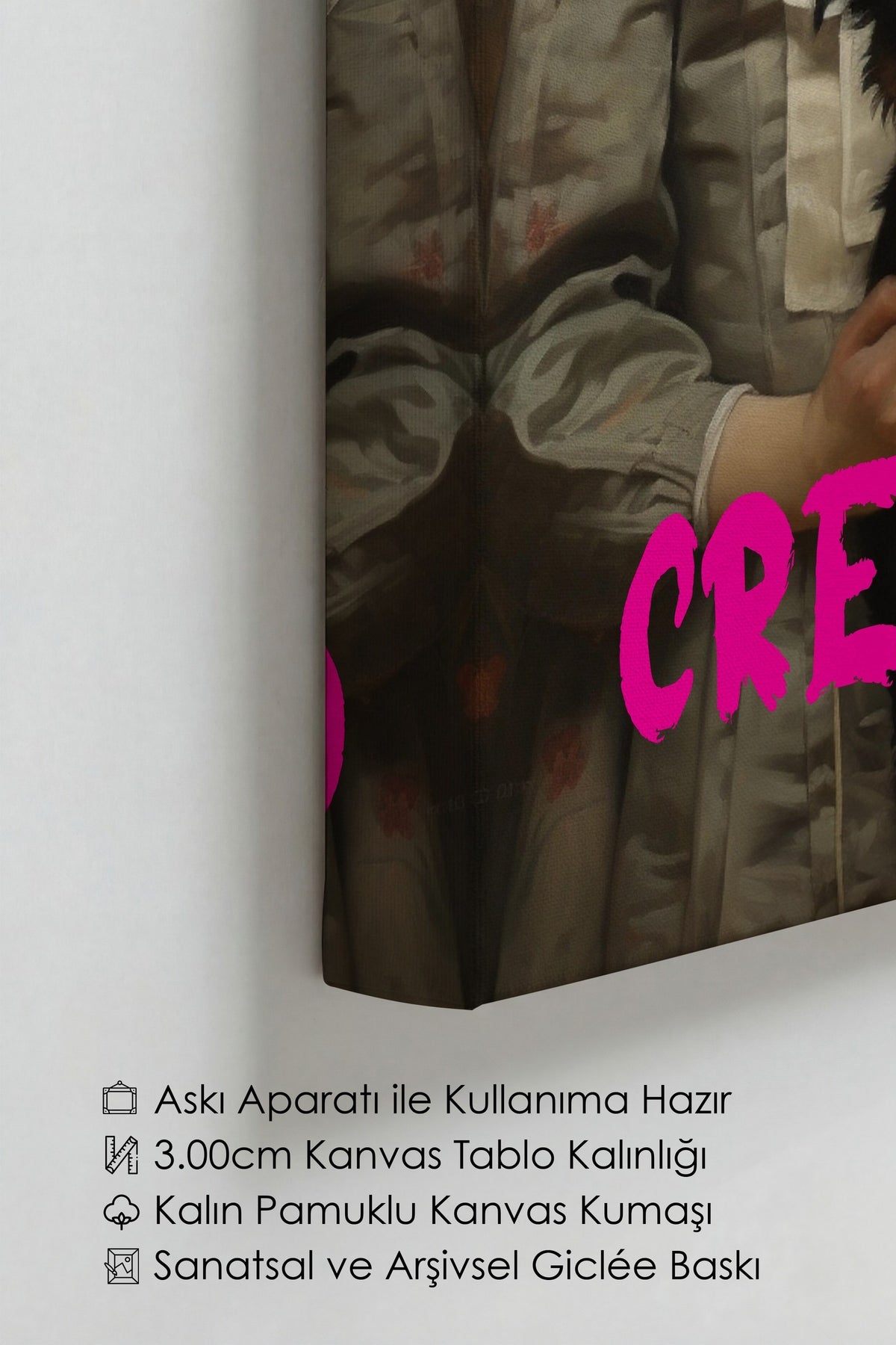 CREWMATES Alternatif Sanat Kanvas Tablo