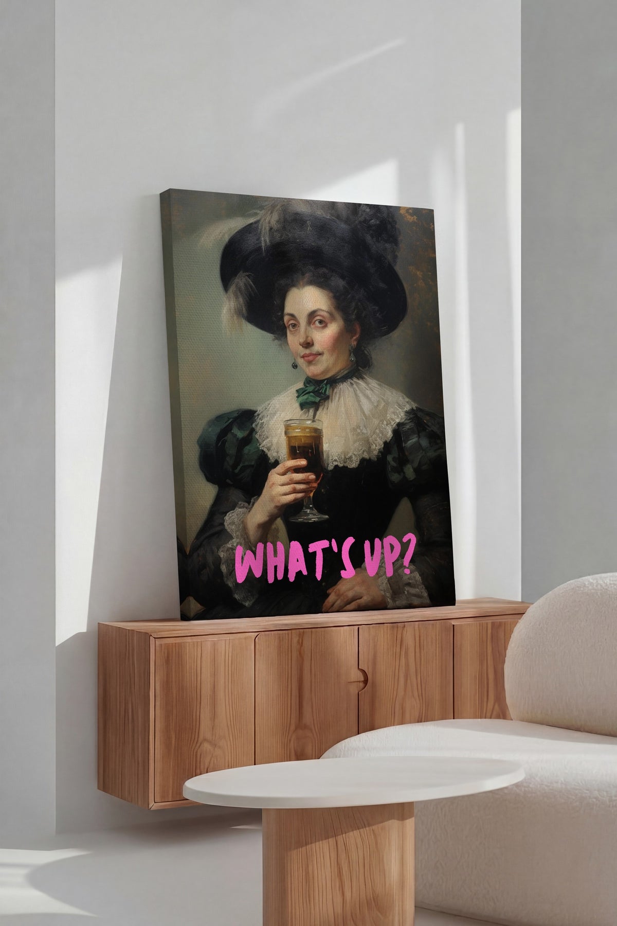 WHAT'S UP? Alternatif Sanat Kanvas Tablo