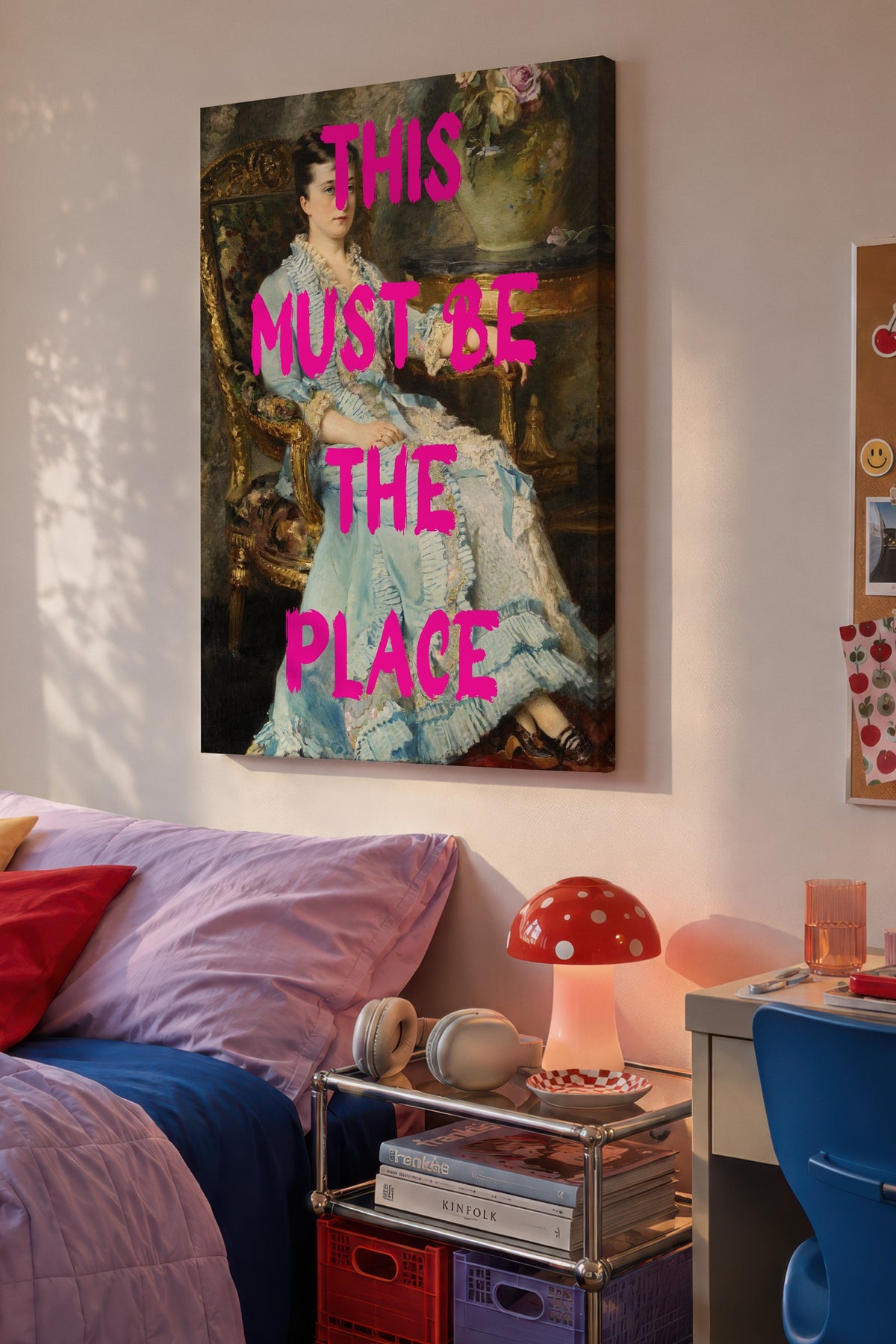 THIS MUST BE THE PLACE Alternatif Sanat Kanvas Tablo