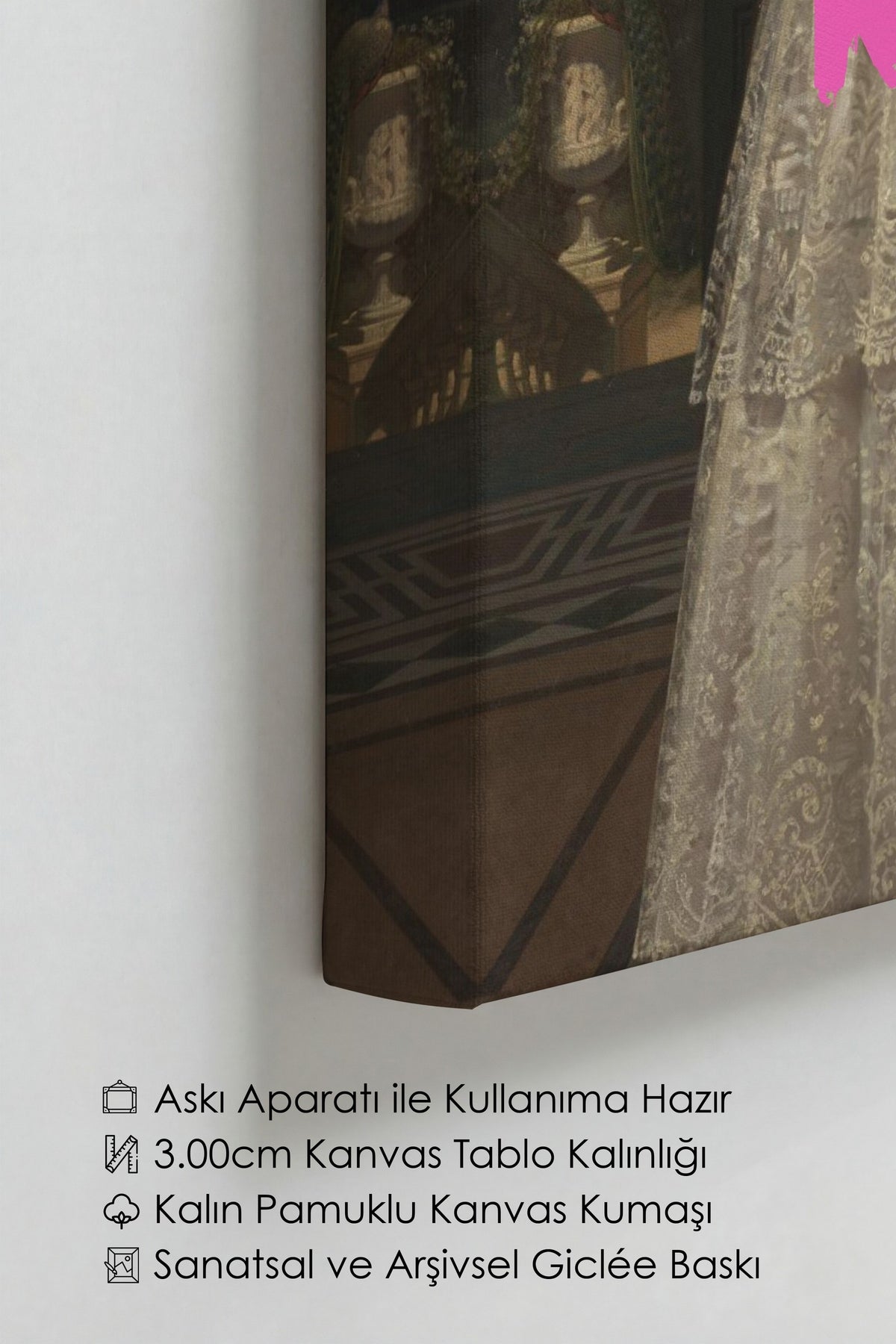 DON'T RUSH ME Alternatif Sanat Kanvas Tablo — NO:105289