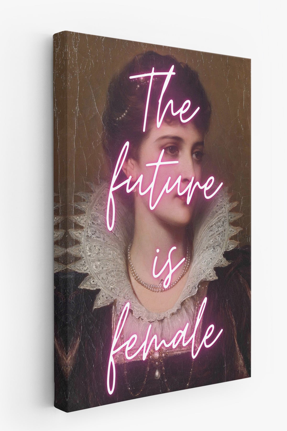 Farklı Tonlarda The future is female Alternatif Sanat Kanvas Tablo