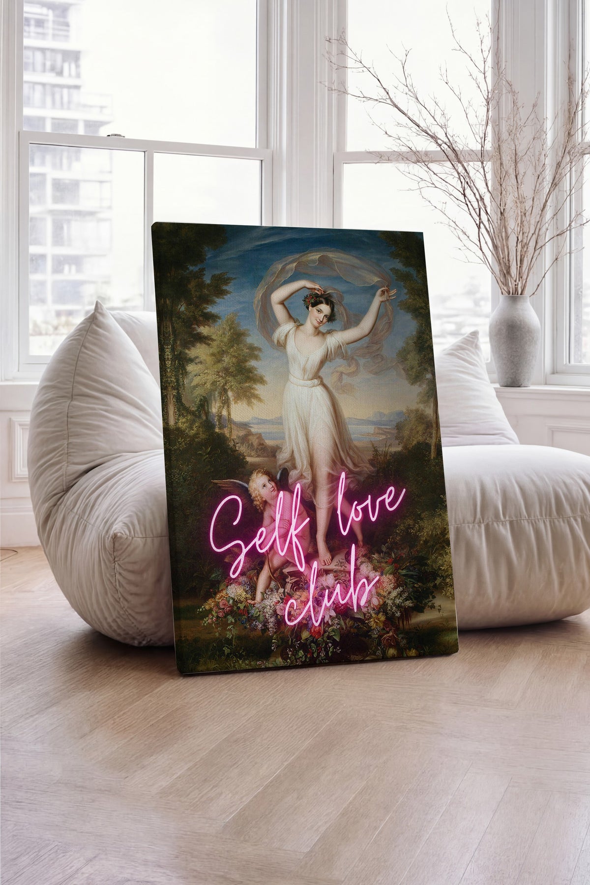 Self love club Alternatif Sanat Kanvas Tablo
