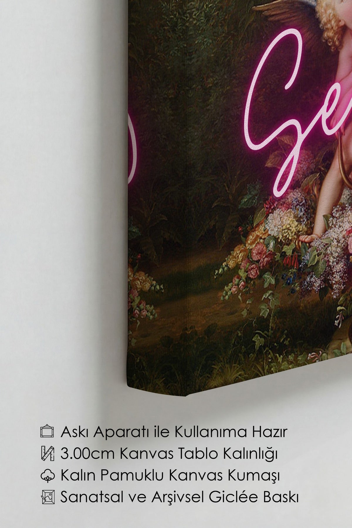 Self love club Alternatif Sanat Kanvas Tablo