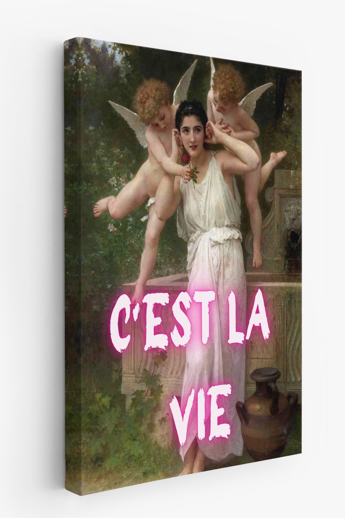 C'EST LA VIE Alternatif Sanat Kanvas Tablo
