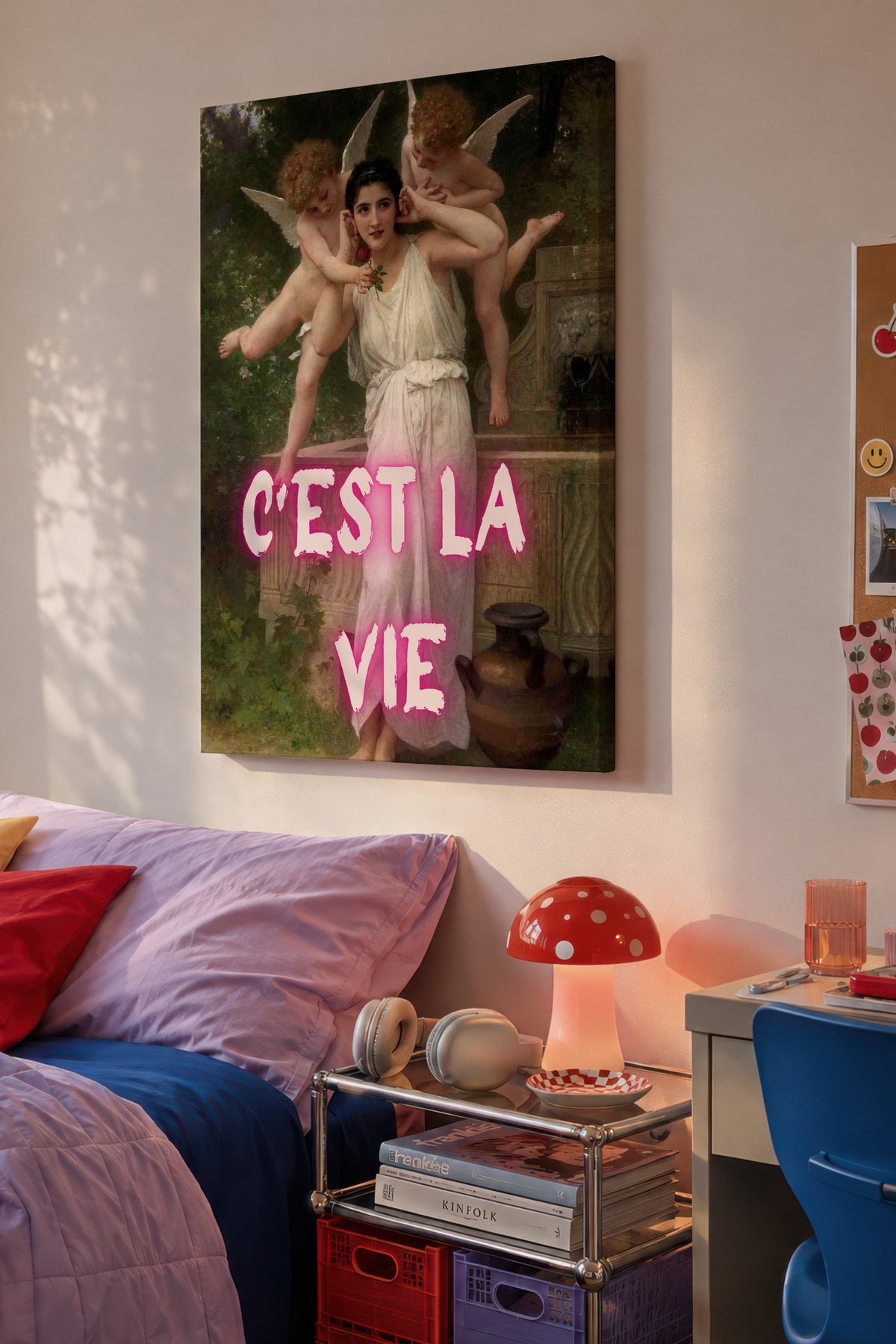C'EST LA VIE Alternatif Sanat Kanvas Tablo