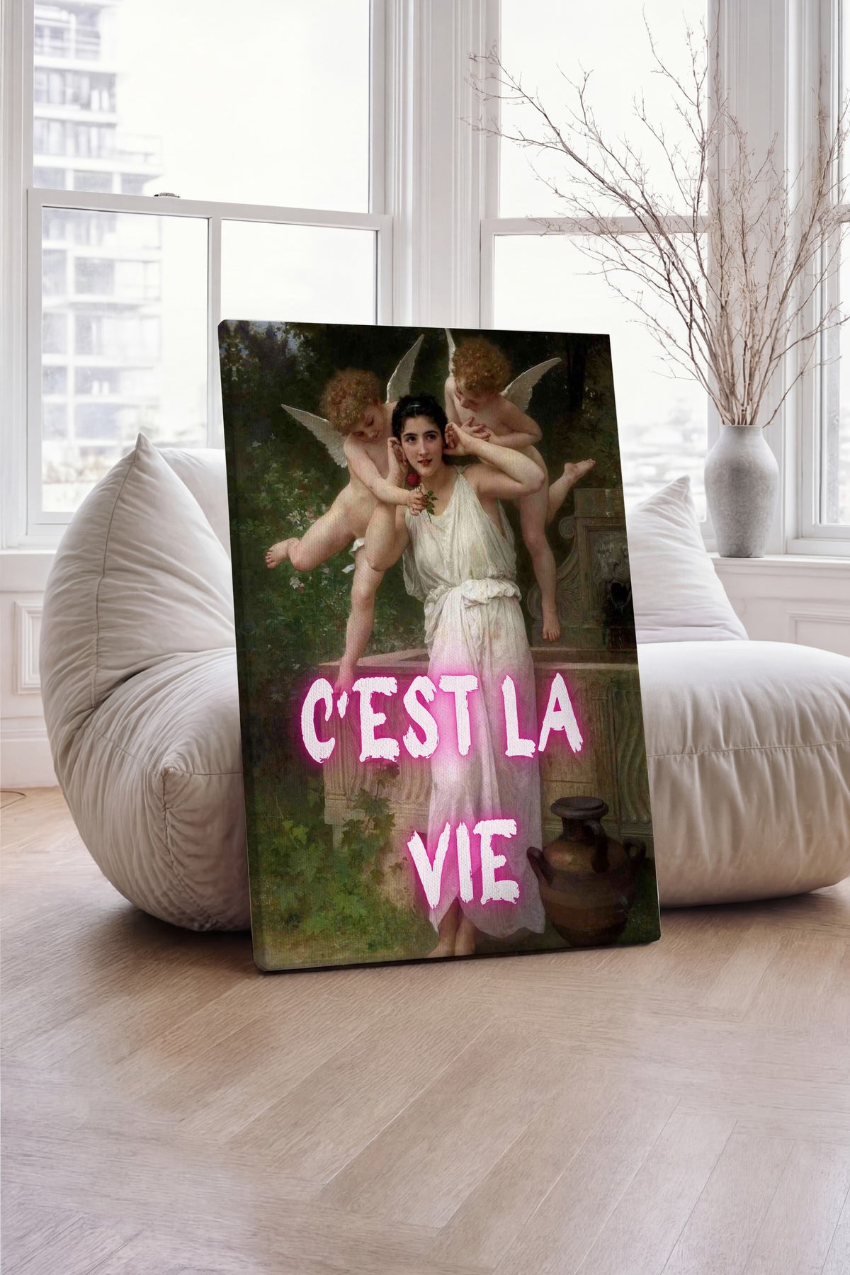 C'EST LA VIE Alternatif Sanat Kanvas Tablo