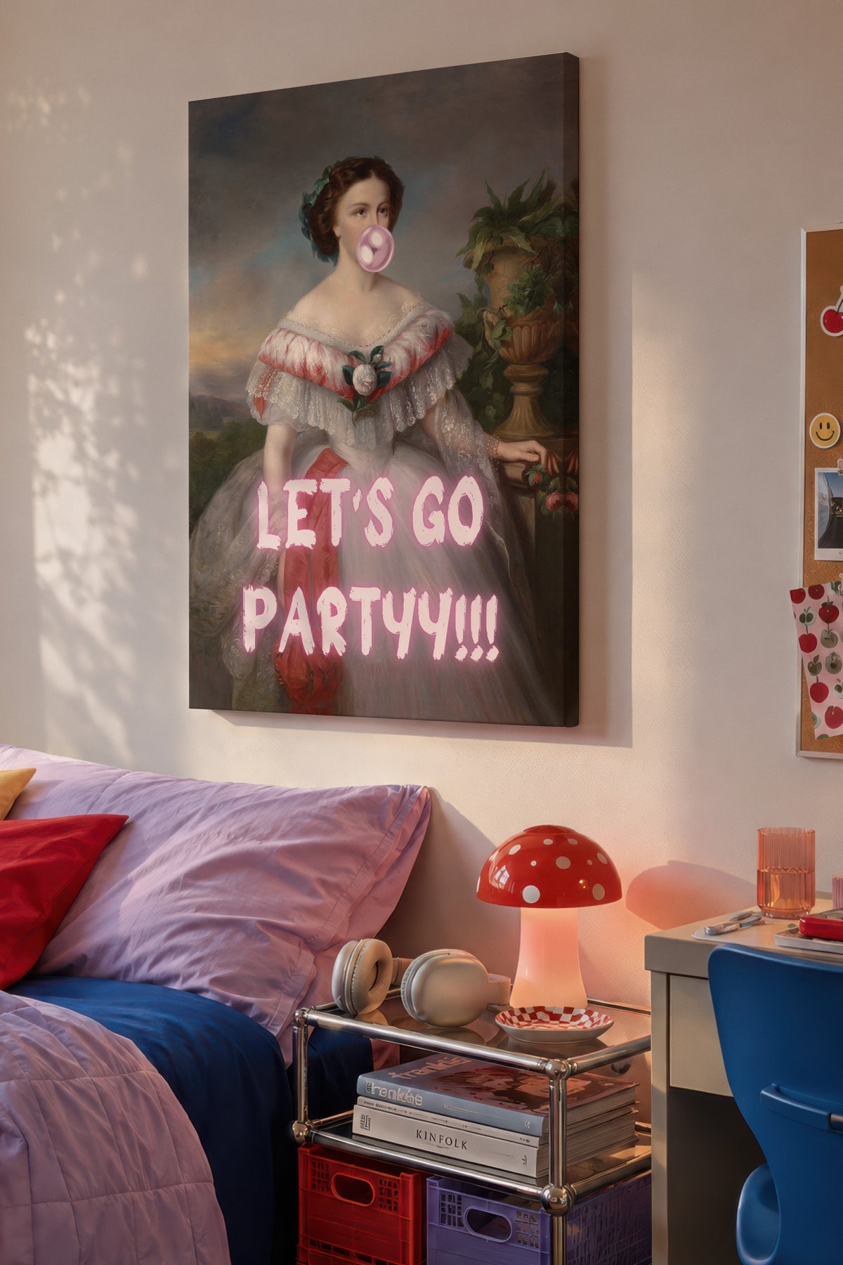 LET'S GO PARTYY!!! Alternatif Sanat Kanvas Tablo