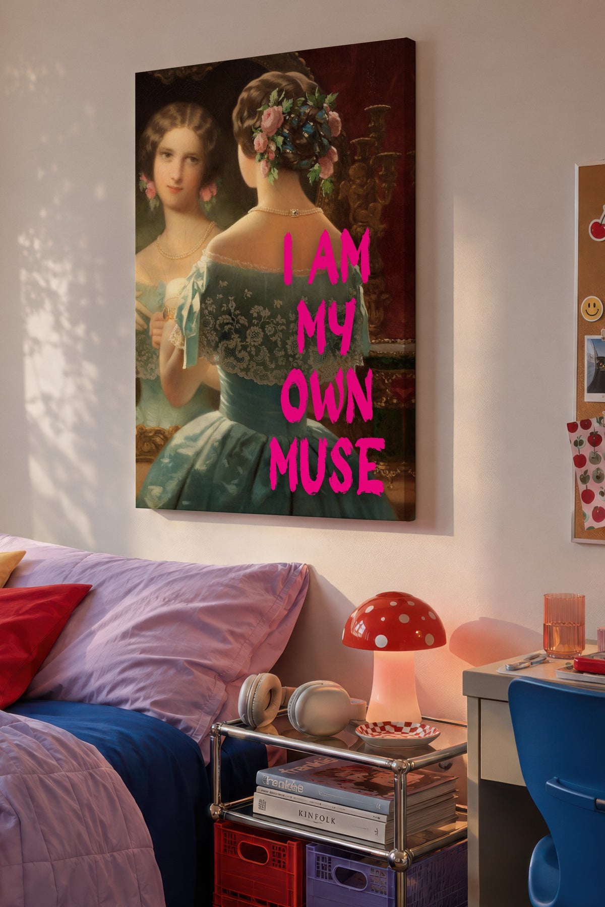 Farklı Tonlarda I AM MY OWN MUSE Alternatif Sanat Kanvas Tablo — NO:105308