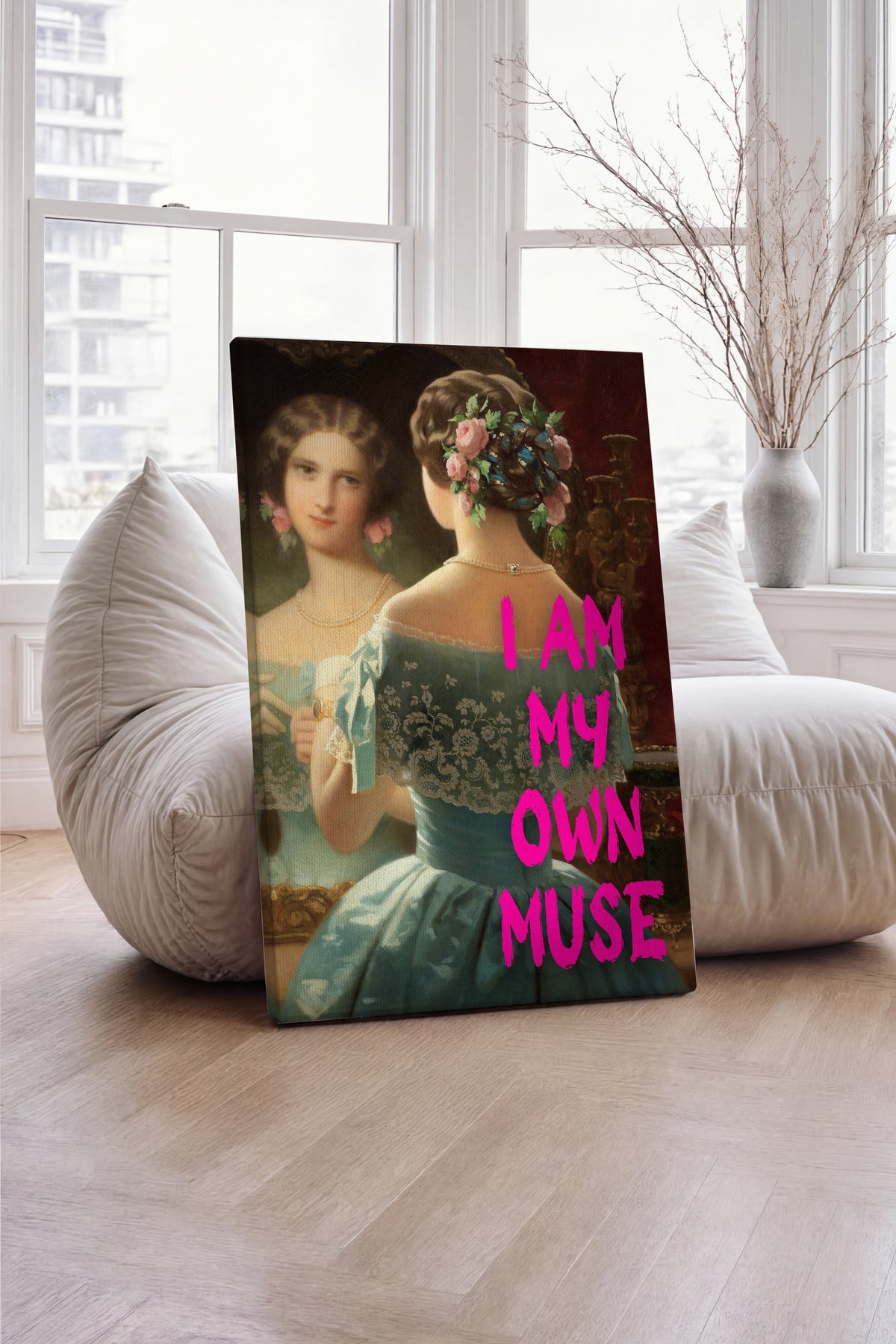 Farklı Tonlarda I AM MY OWN MUSE Alternatif Sanat Kanvas Tablo — NO:105308