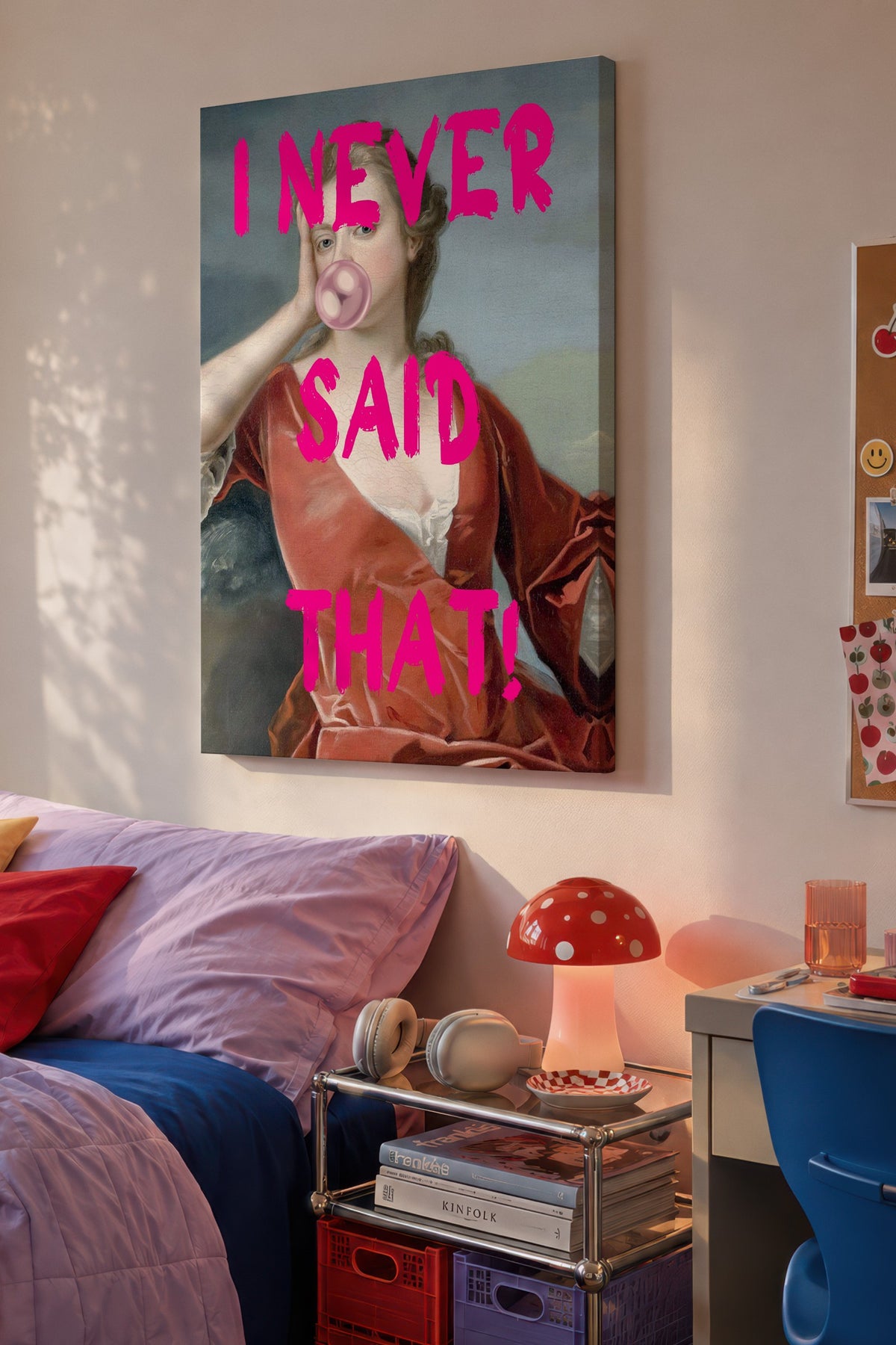Farklı Tonlarda I NEVER SAID THAT! Alternatif Sanat Kanvas Tablo