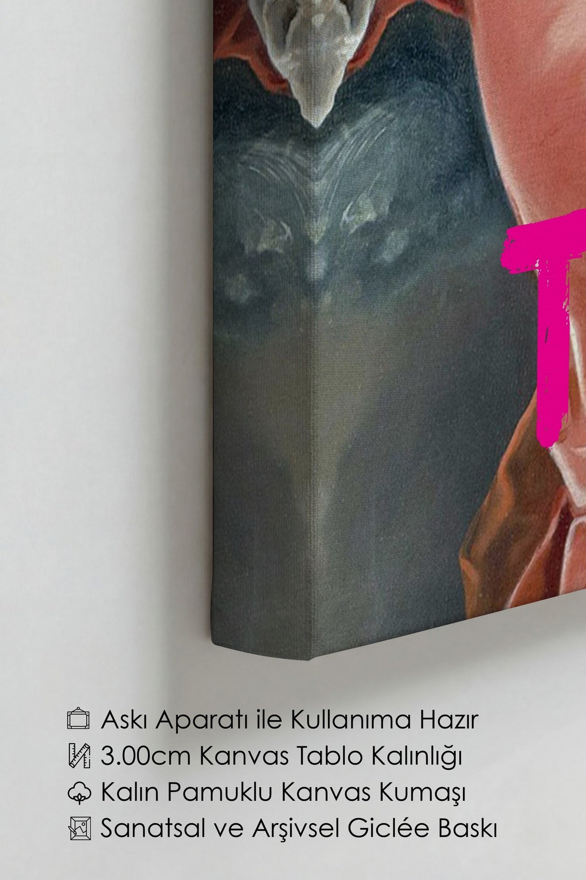 Farklı Tonlarda I NEVER SAID THAT! Alternatif Sanat Kanvas Tablo