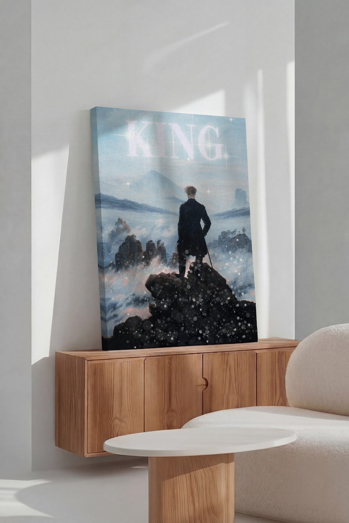 KING Alternatif Sanat Kanvas Tablo