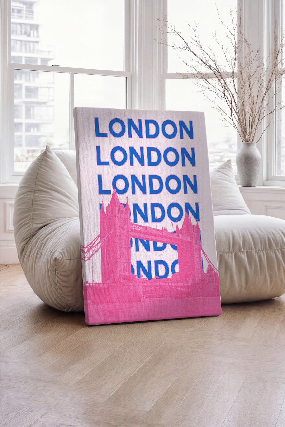 LONDON Şehirler ve Ülkeler Kanvas Tablo