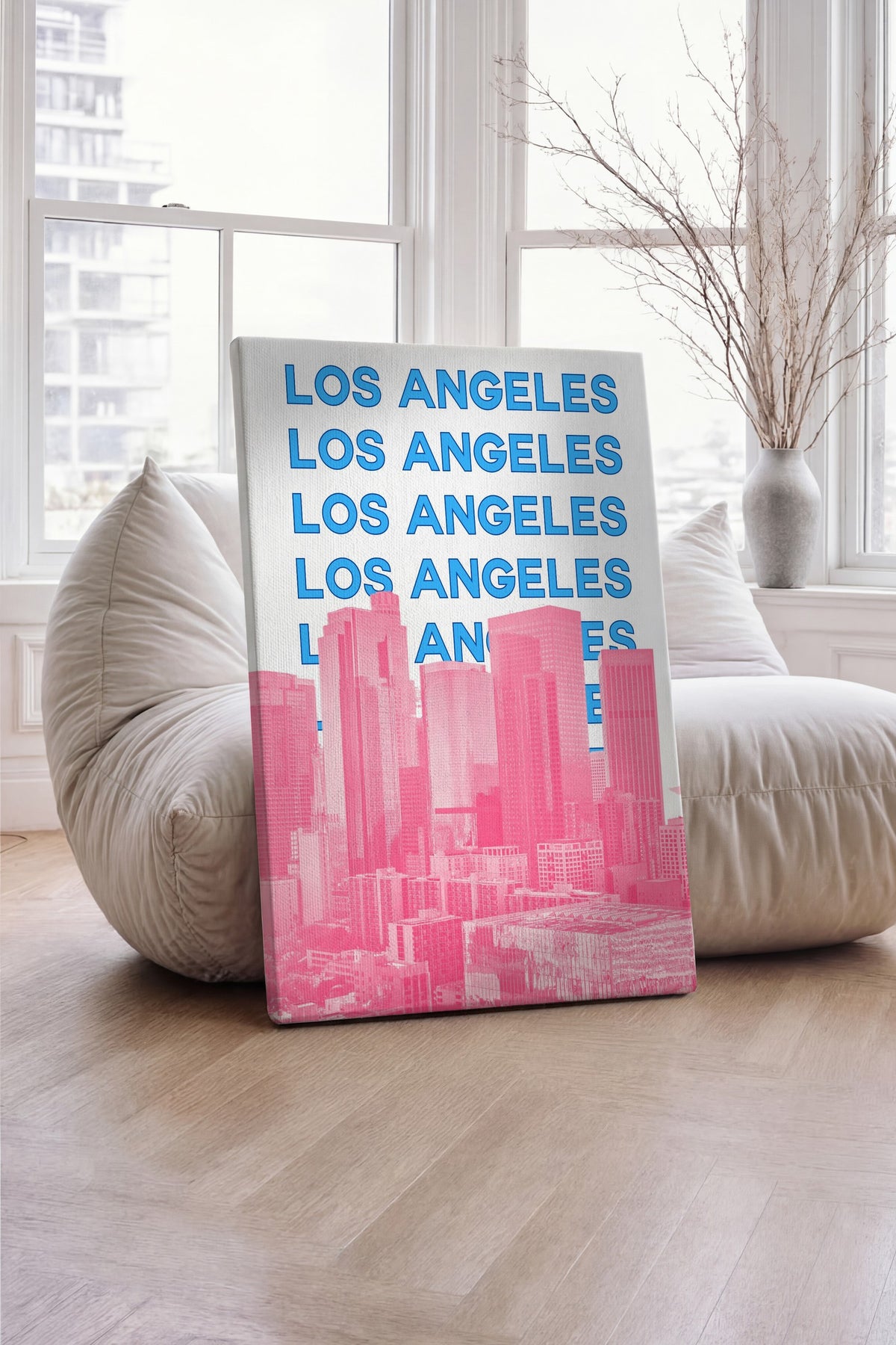LOS ANGELES Şehirler ve Ülkeler Kanvas Tablo