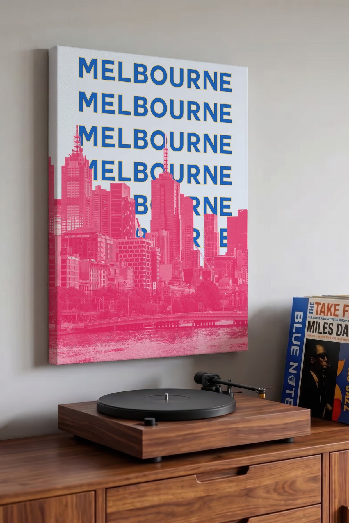 MELBOURNE Şehirler ve Ülkeler Kanvas Tablo