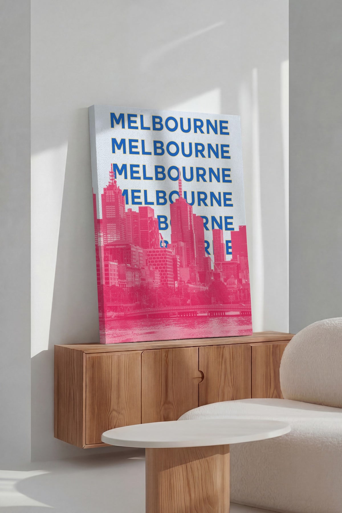 MELBOURNE Şehirler ve Ülkeler Kanvas Tablo