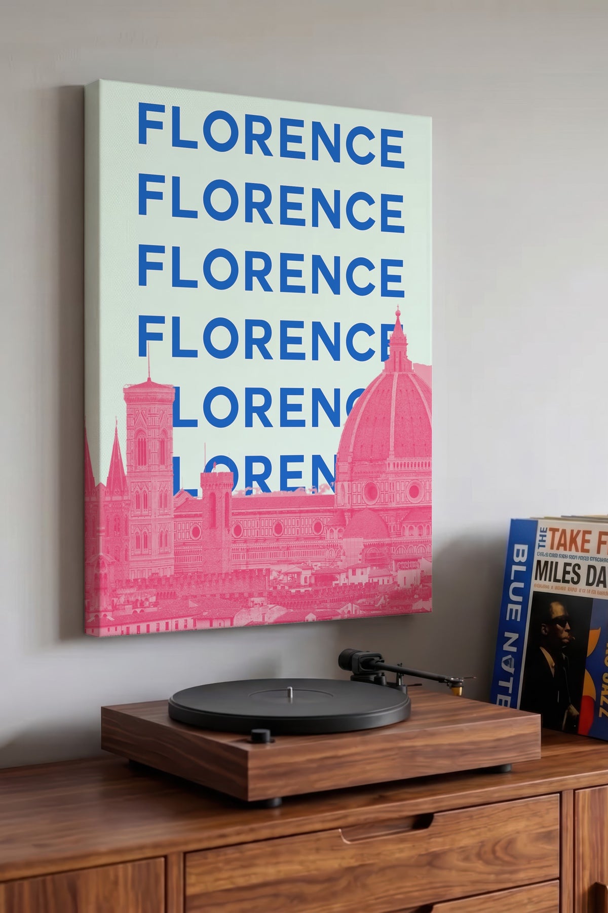 FLORENCE Şehirler ve Ülkeler Kanvas Tablo