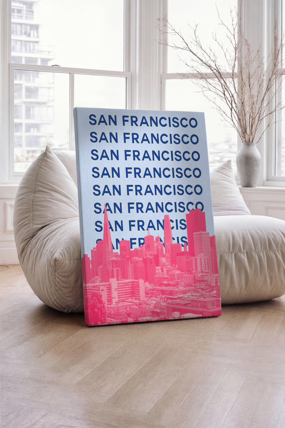 SAN FRANCISCO Şehirler ve Ülkeler Kanvas Tablo